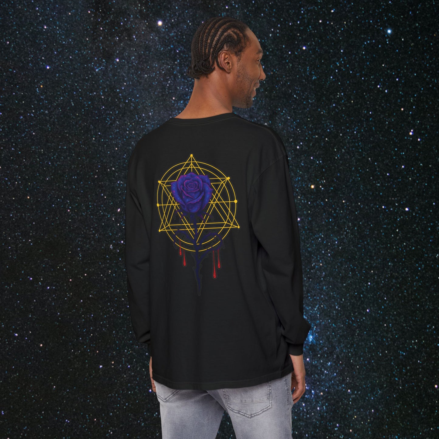 ComoGoth Rose Long Sleeve Tee
