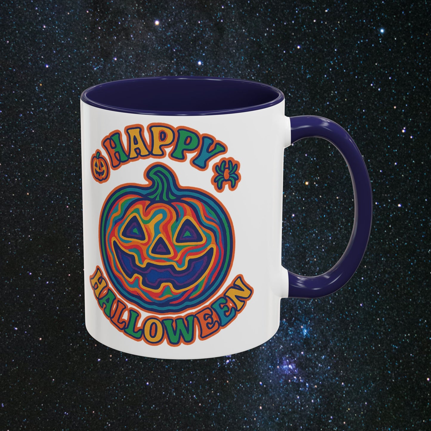 Psychedelic Halloween Accent Coffee Mug