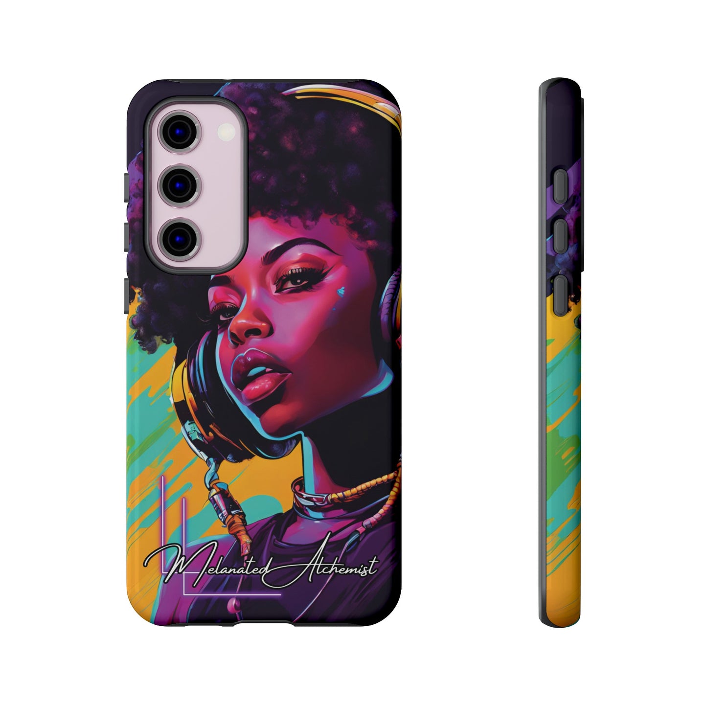 NoirAlchemy Glow - Transmute Woman Luminex Phone Case