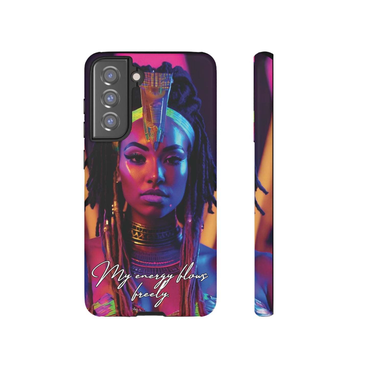'Neon Goddess' Everflow Luminex Phone Case