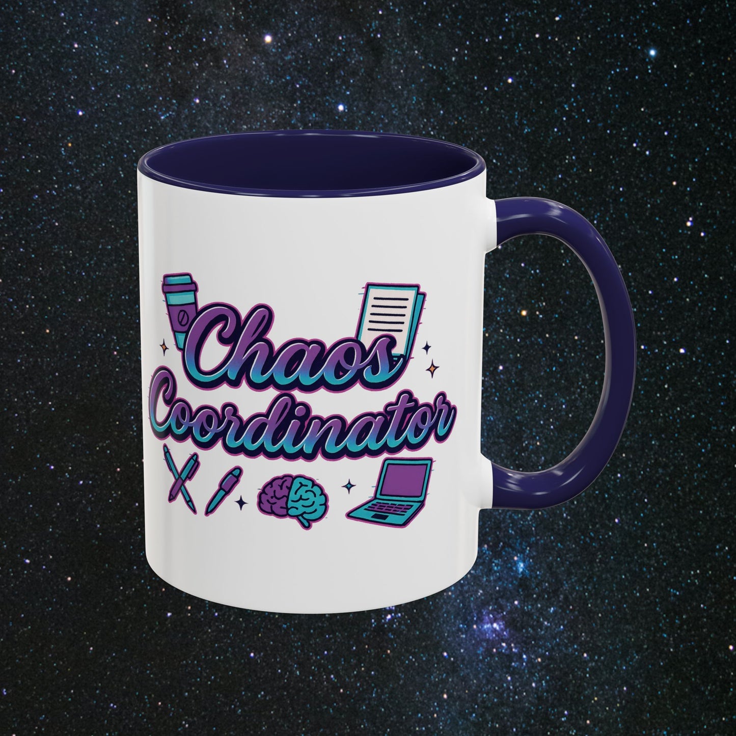 Chaos Coordinator Accent Coffee Mug
