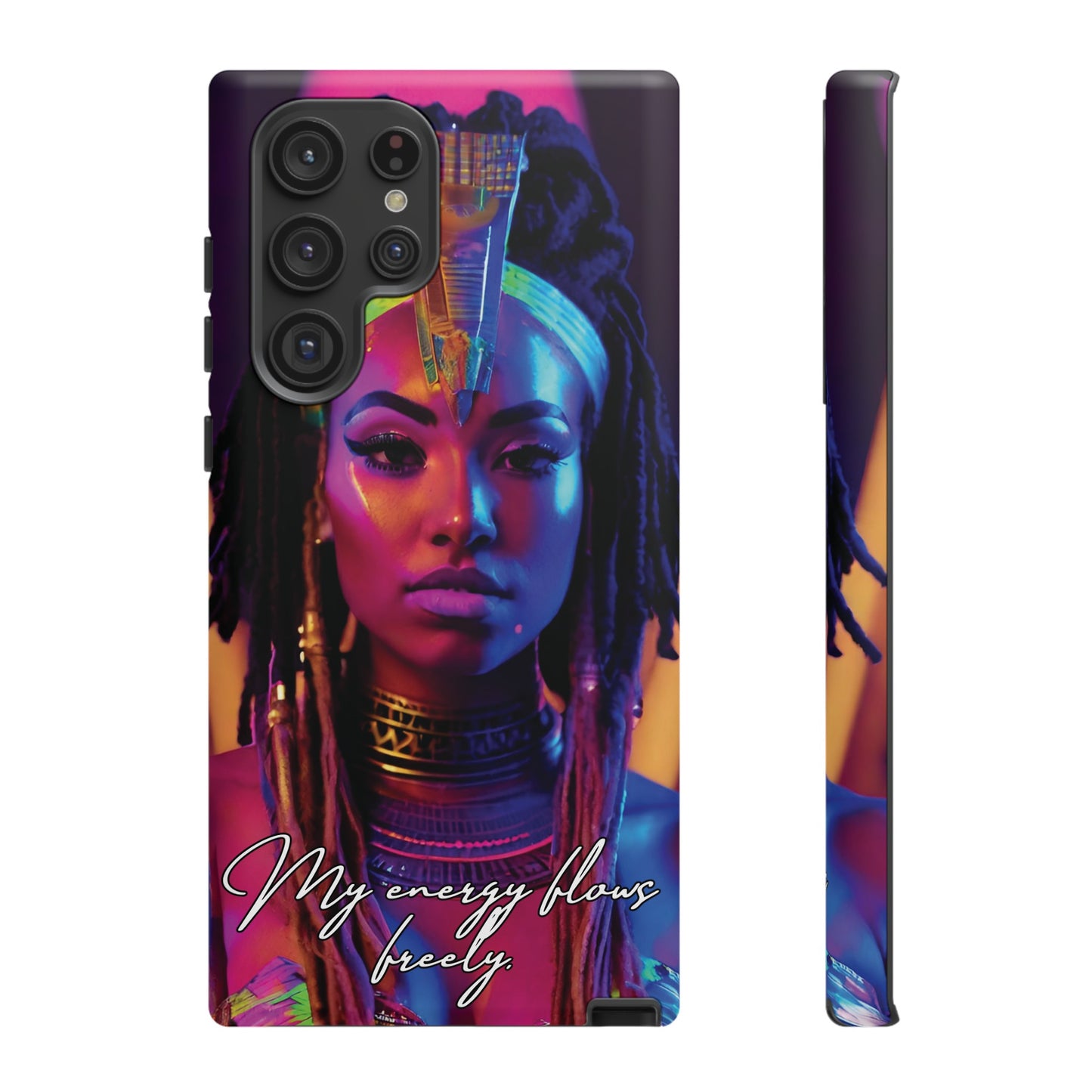 'Neon Goddess' Everflow Luminex Phone Case