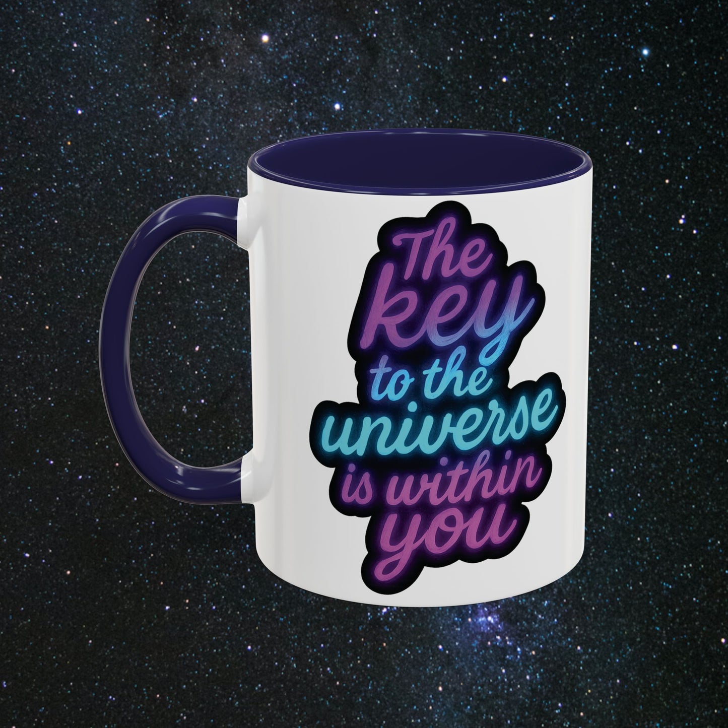 Key To The Universe Accent Coffee Mug