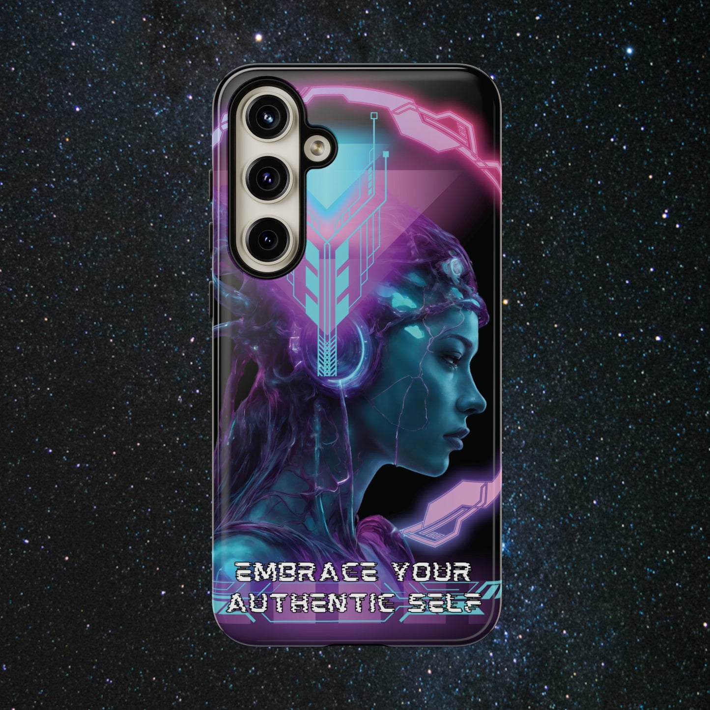 'Neon Goddess' Authentic Self Luminex Phone Case
