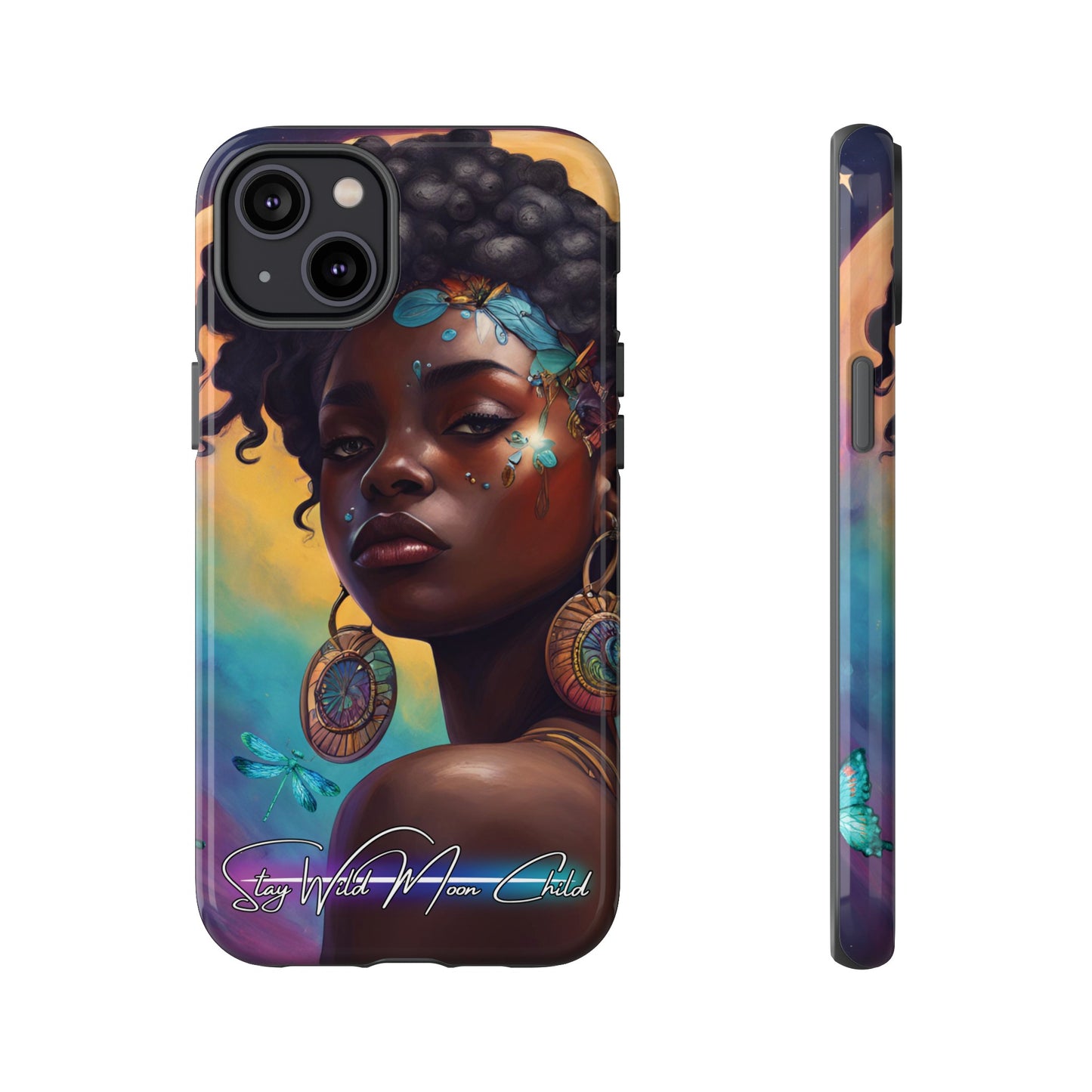 Stay Wild Moon Child - Noir Luminex Phone Case