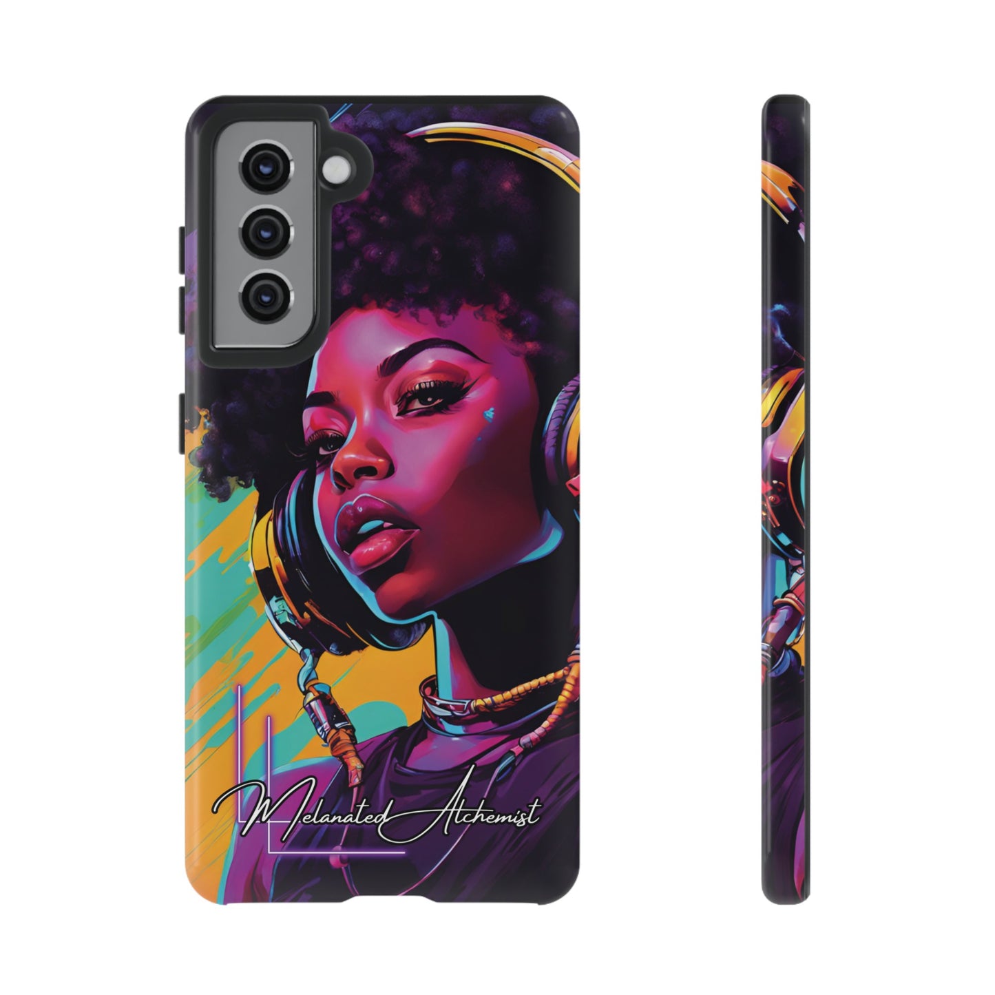 NoirAlchemy Glow - Transmute Woman Luminex Phone Case