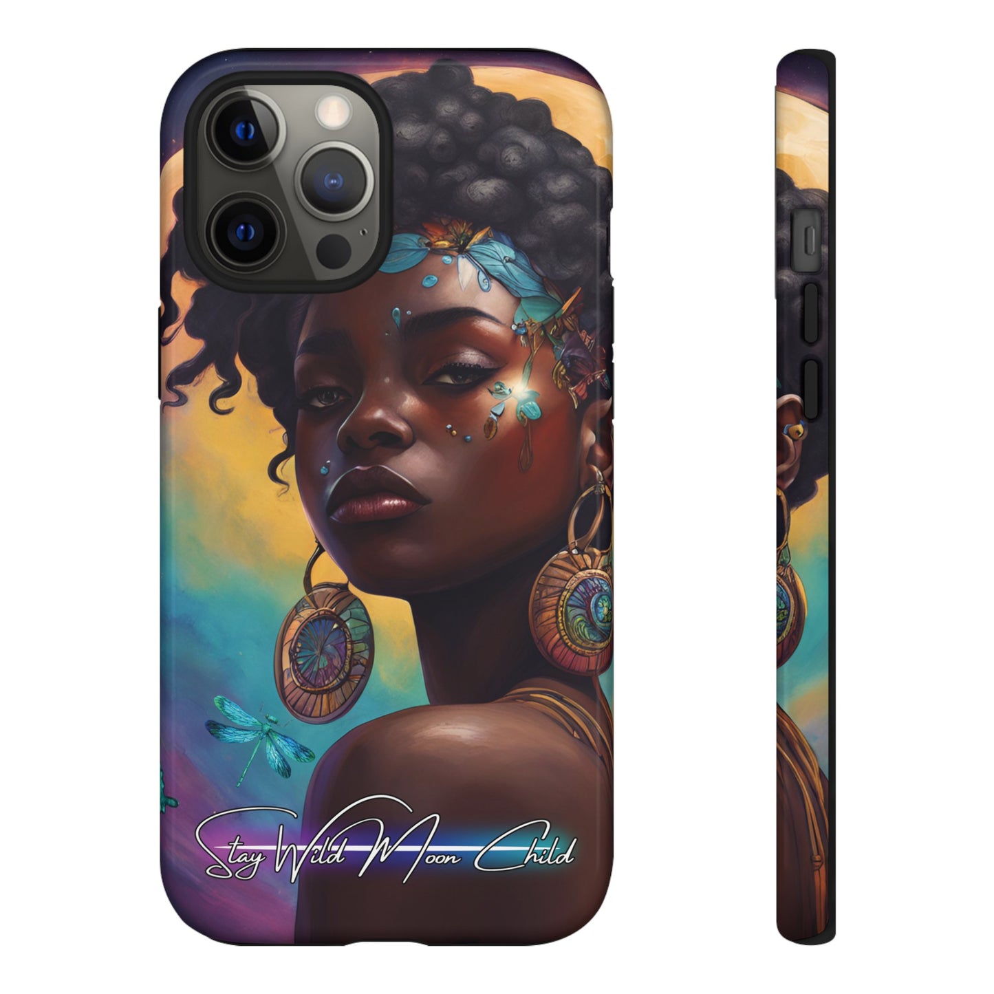 Stay Wild Moon Child - Noir Luminex Phone Case