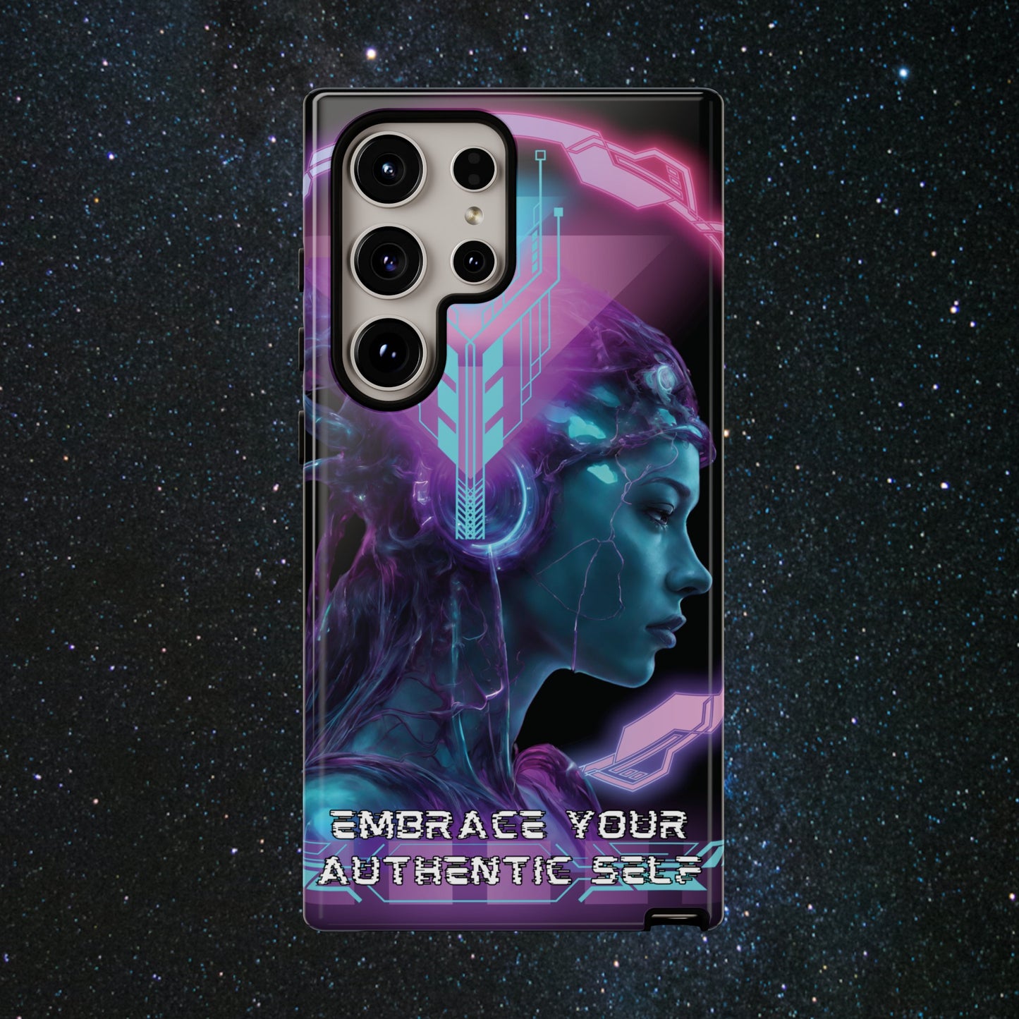 'Neon Goddess' Authentic Self Luminex Phone Case