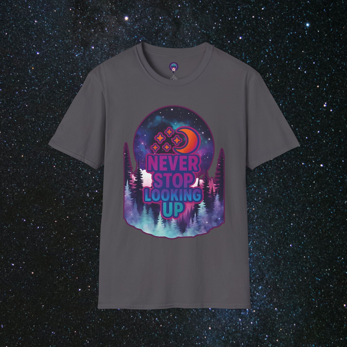 Never Stop Looking Up Softstyle Tee