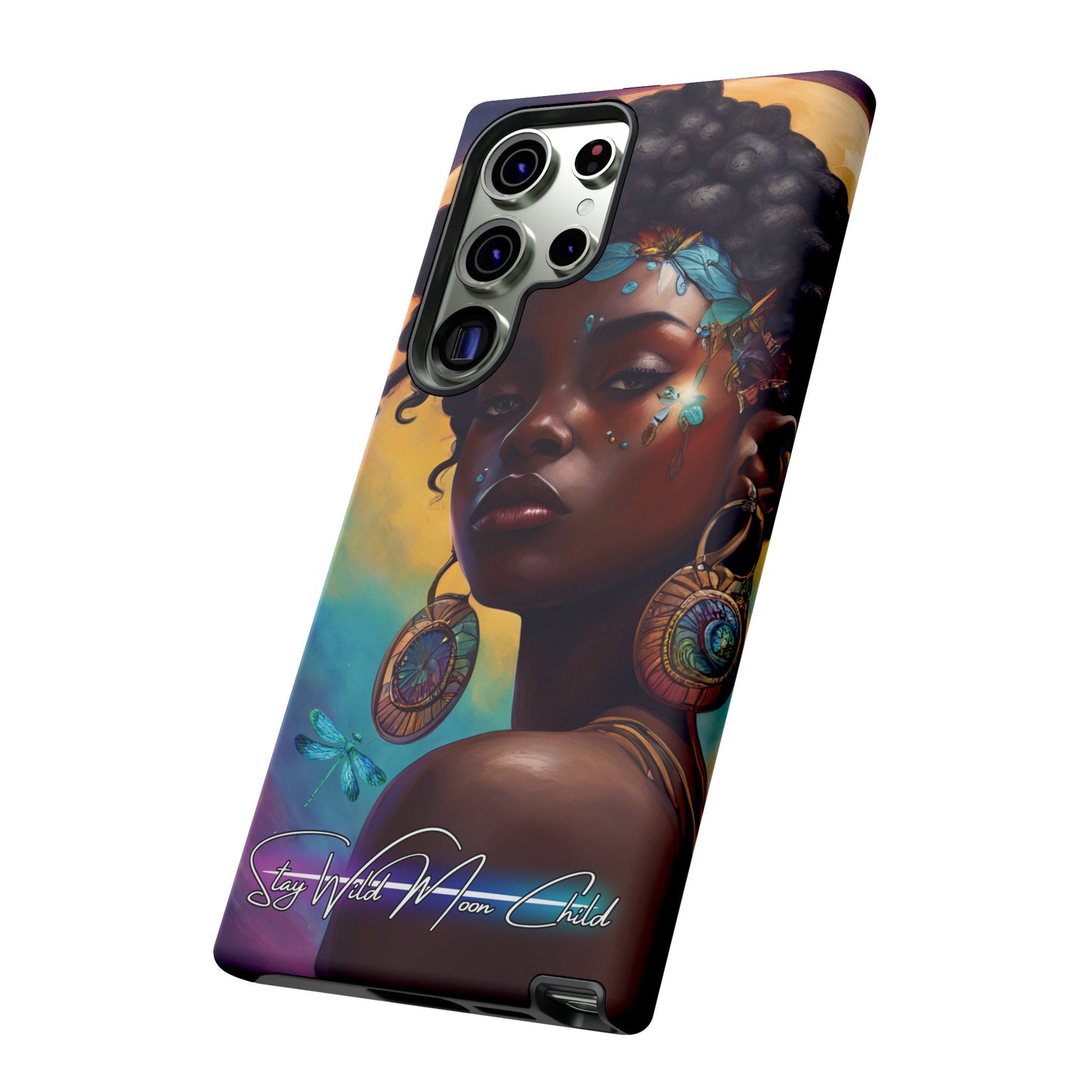 Stay Wild Moon Child - Noir Luminex Phone Case