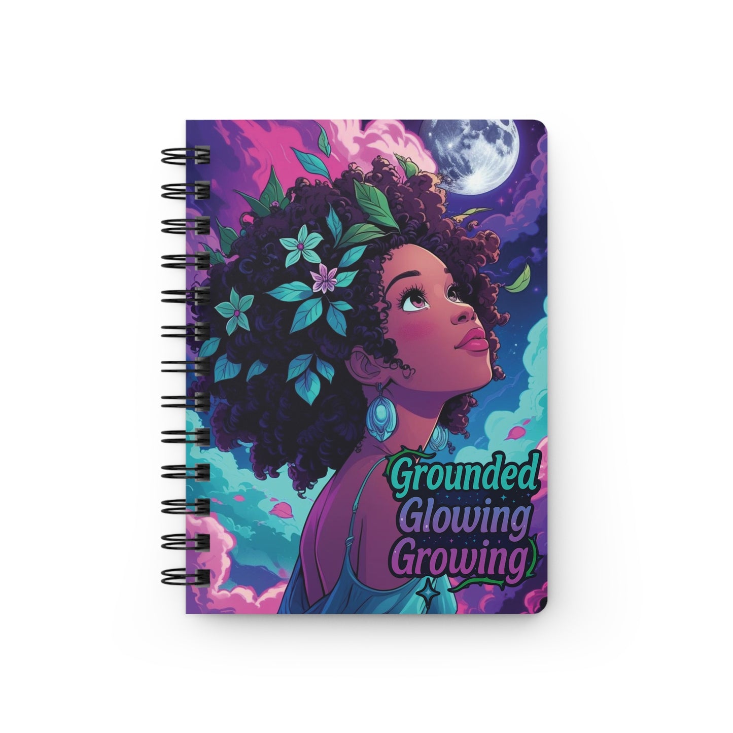 Starlit Roots Spiral Notebook