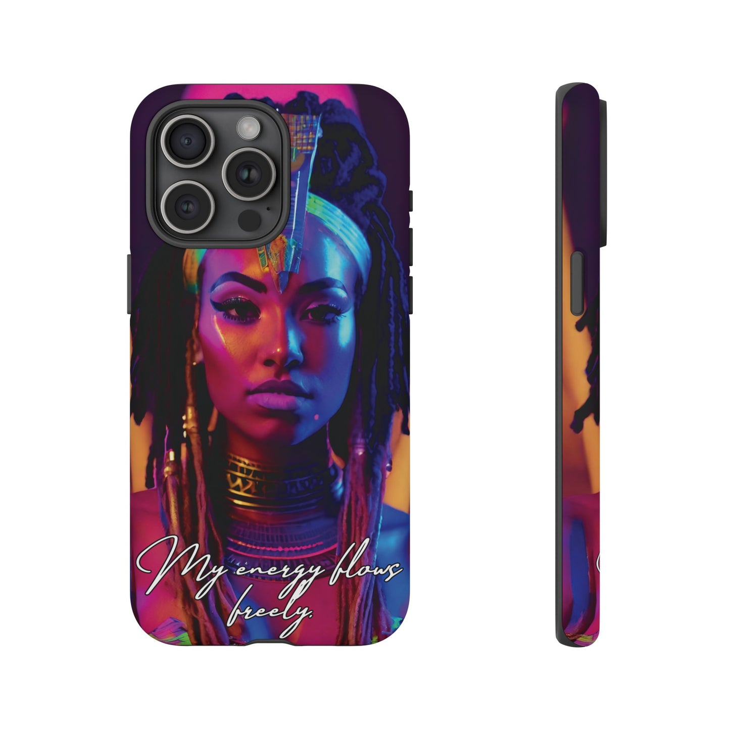 'Neon Goddess' Everflow Luminex Phone Case