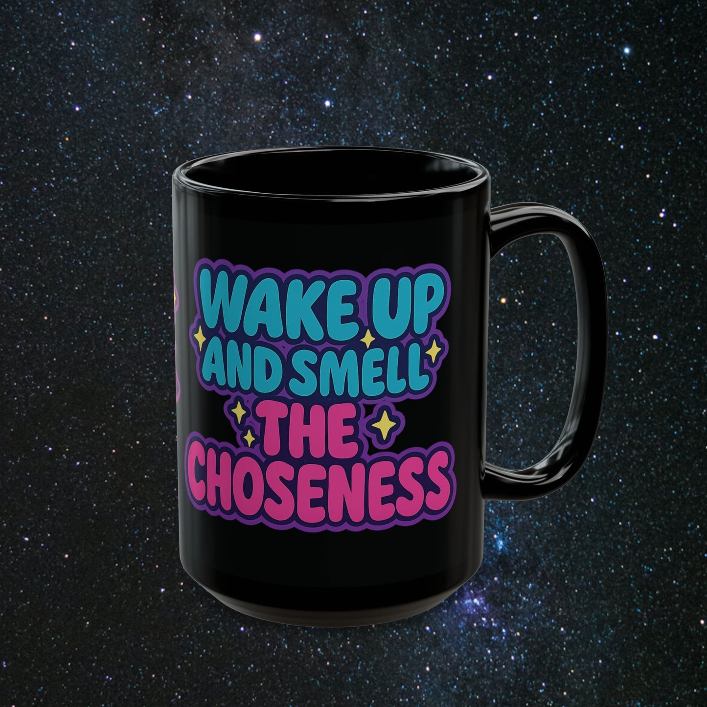 Smell The Choseness Black Mug