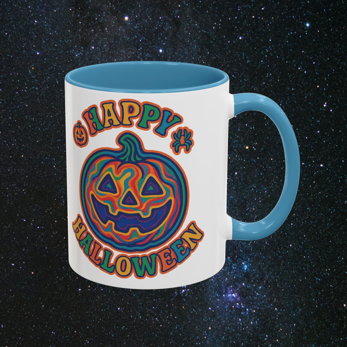 Psychedelic Halloween Accent Coffee Mug