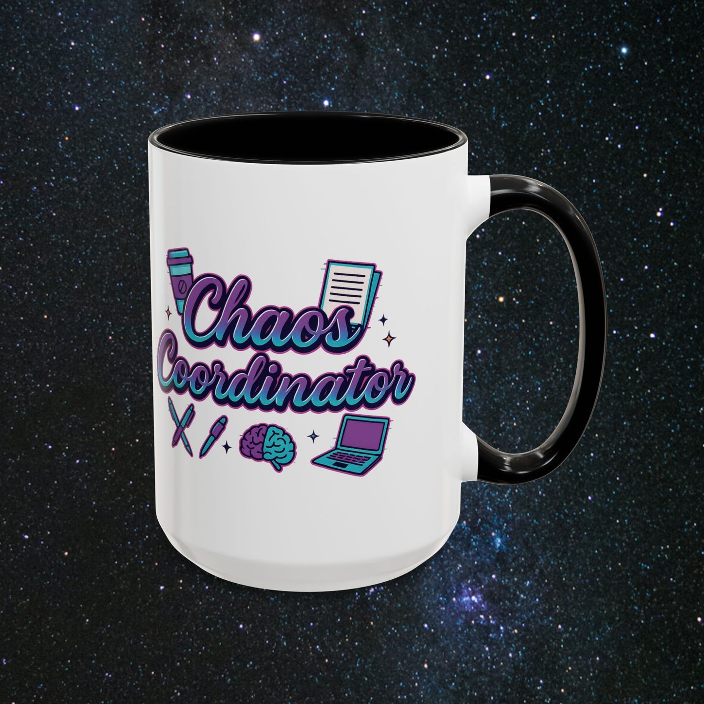Chaos Coordinator Accent Coffee Mug