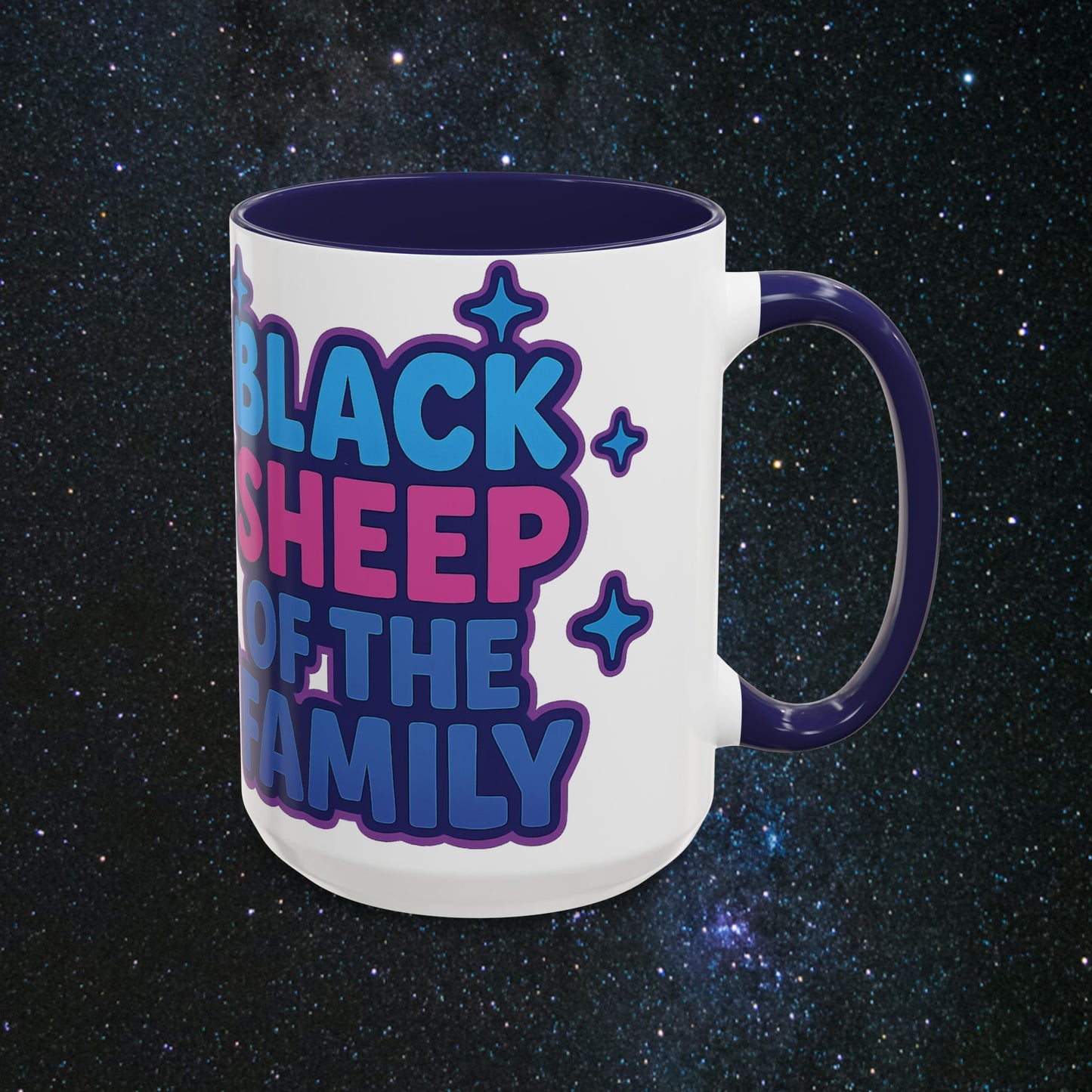 'Black Sheep' Accent Coffee Mug