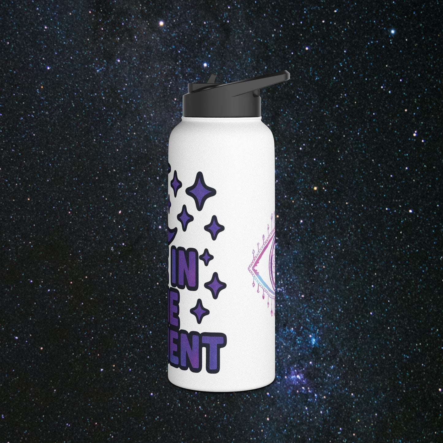Live In The Moment Stainless Steel Water Bottle