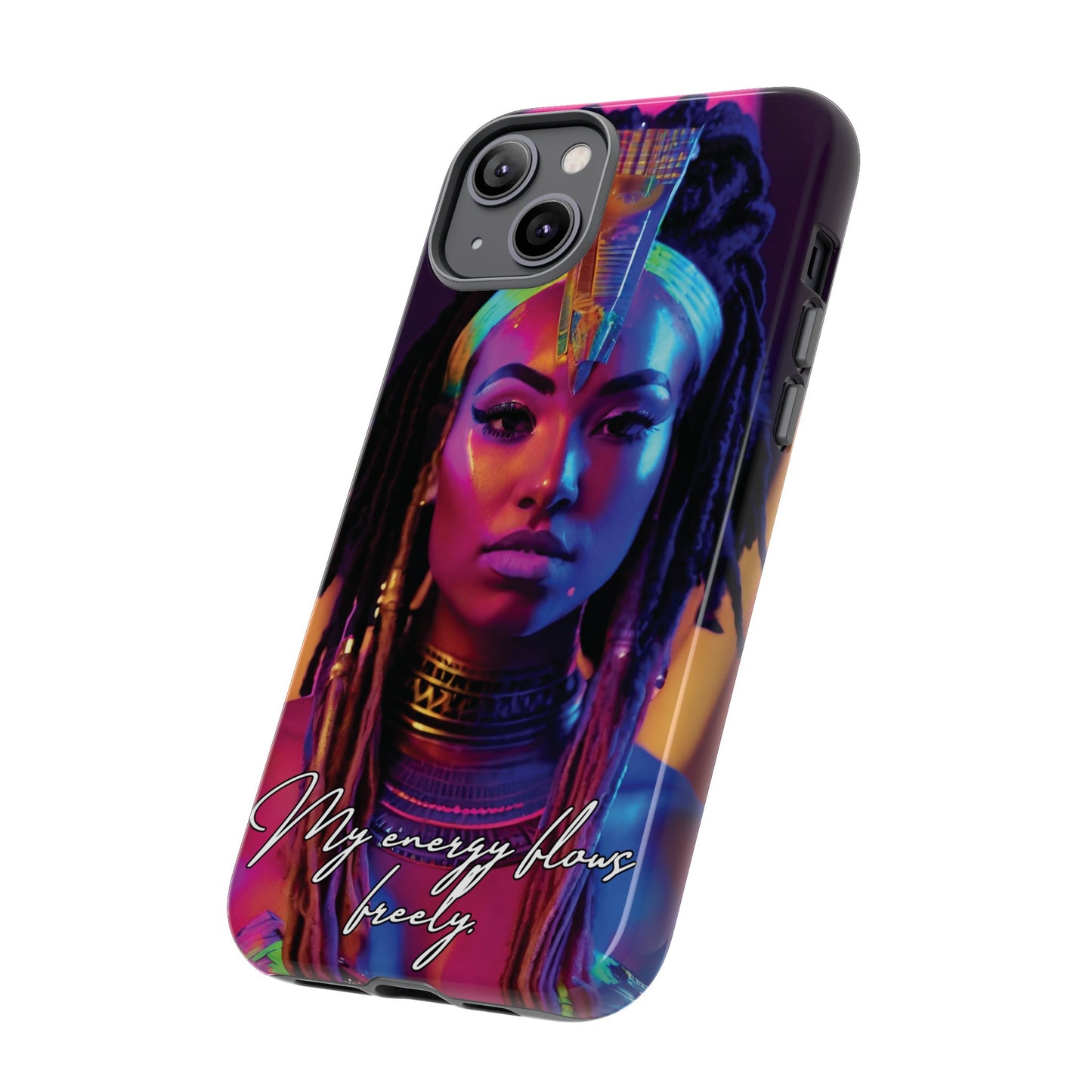 'Neon Goddess' Everflow Luminex Phone Case