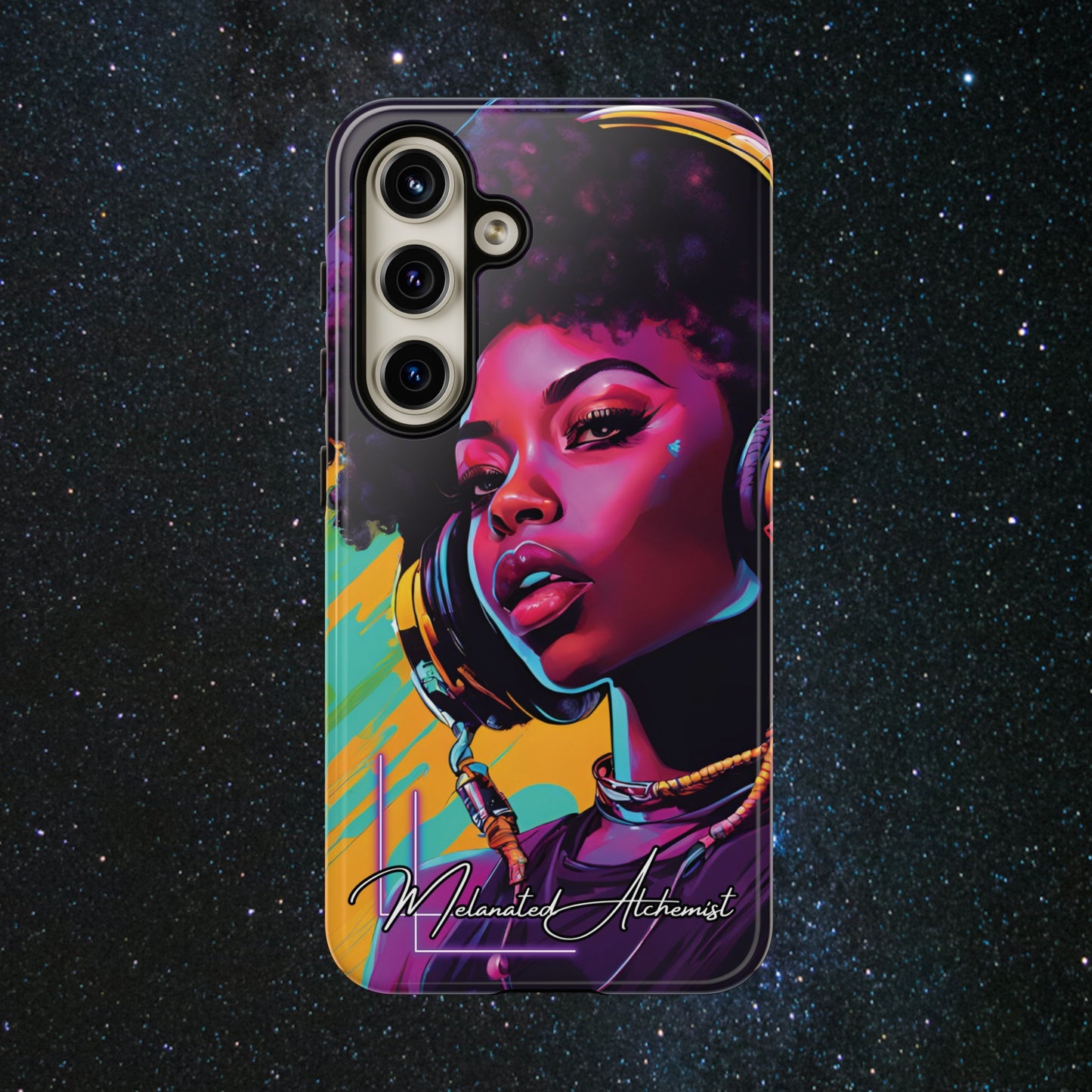 NoirAlchemy Glow - Transmute Woman Luminex Phone Case