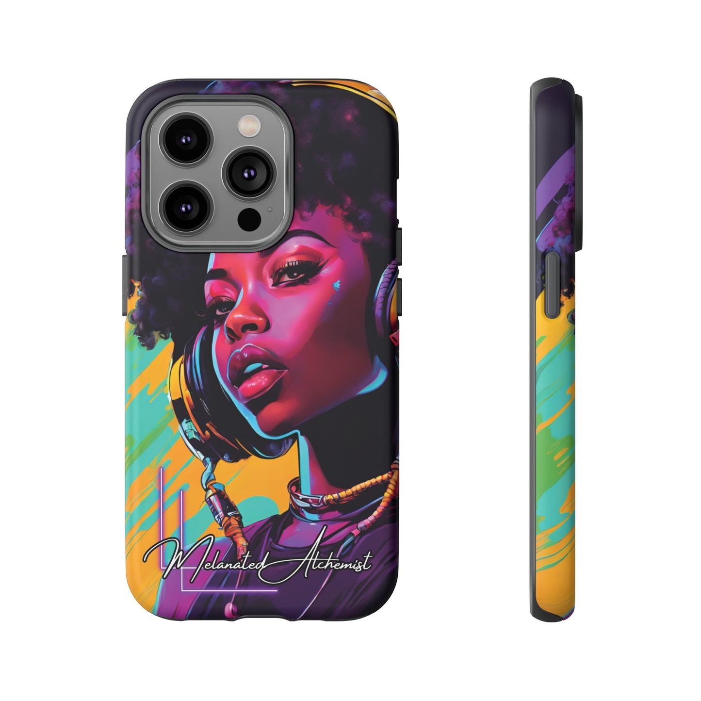 NoirAlchemy Glow - Transmute Woman Luminex Phone Case