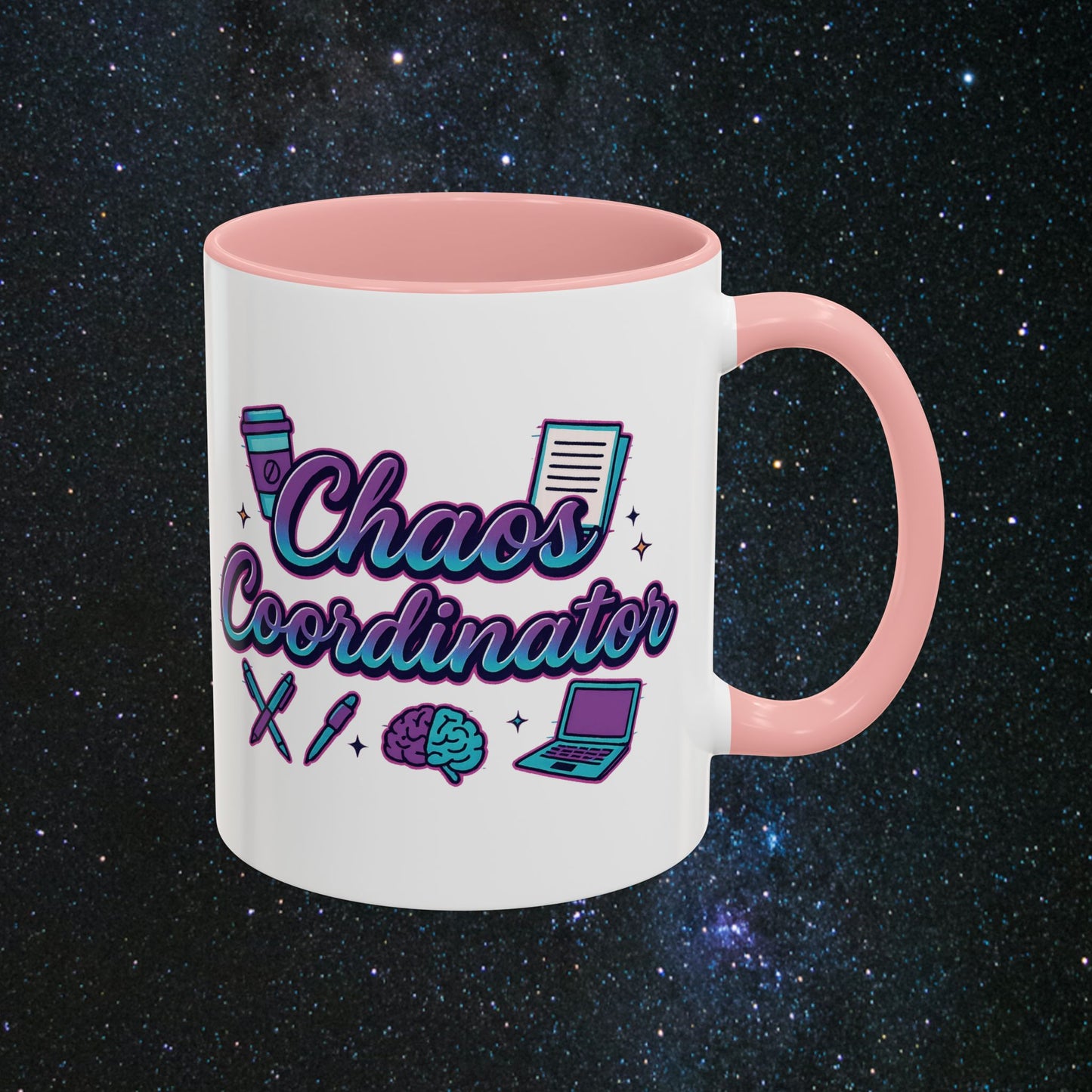 Chaos Coordinator Accent Coffee Mug