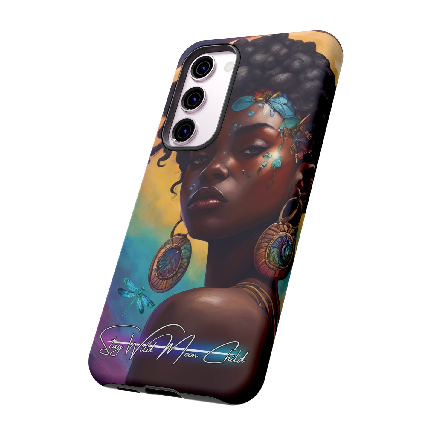 Stay Wild Moon Child - Noir Luminex Phone Case