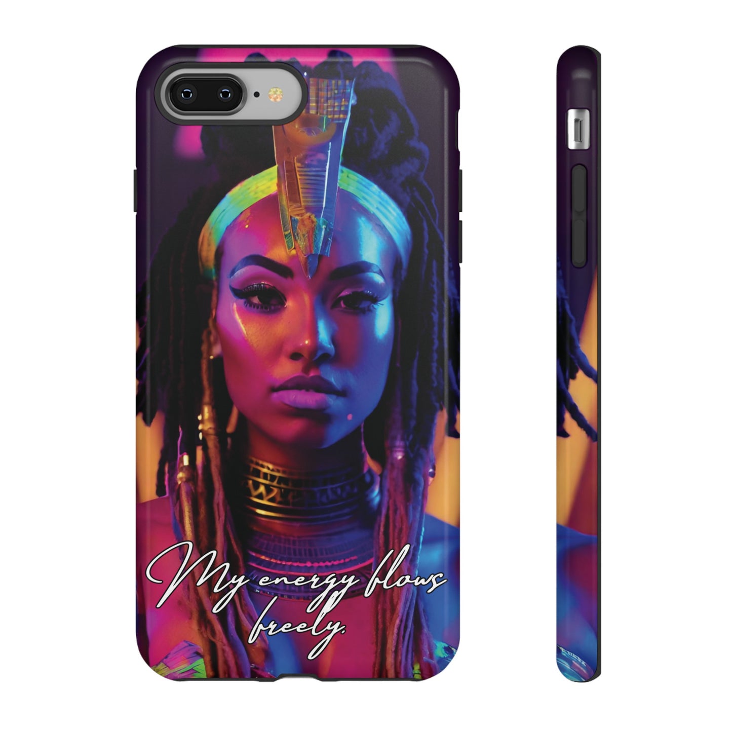 'Neon Goddess' Everflow Luminex Phone Case