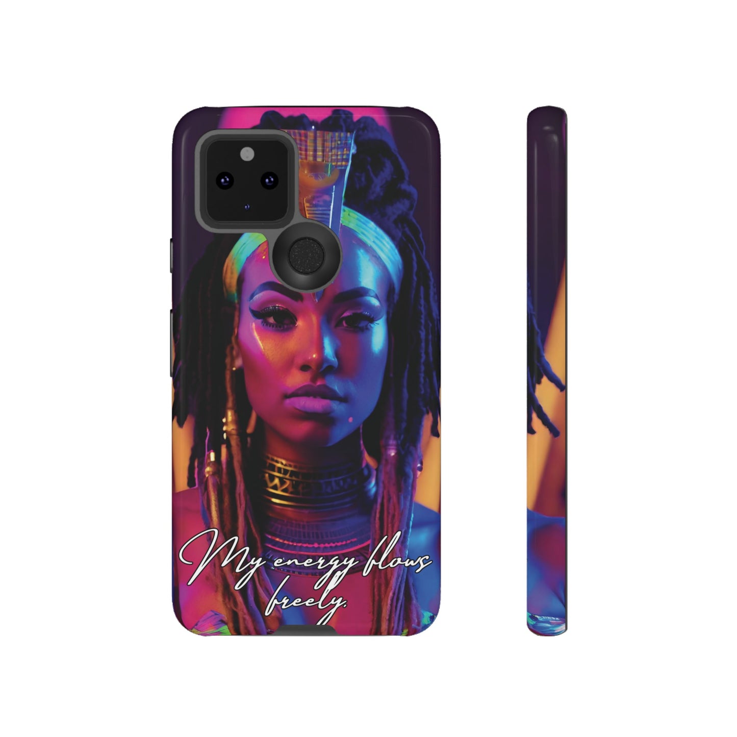 'Neon Goddess' Everflow Luminex Phone Case