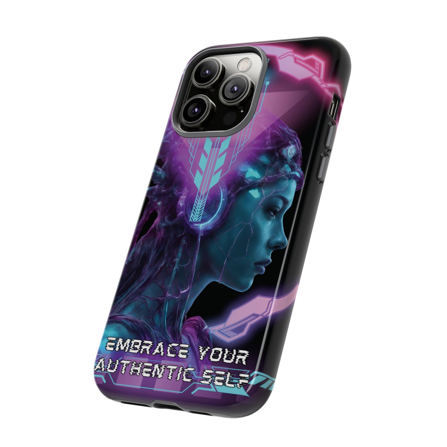 'Neon Goddess' Authentic Self Luminex Phone Case