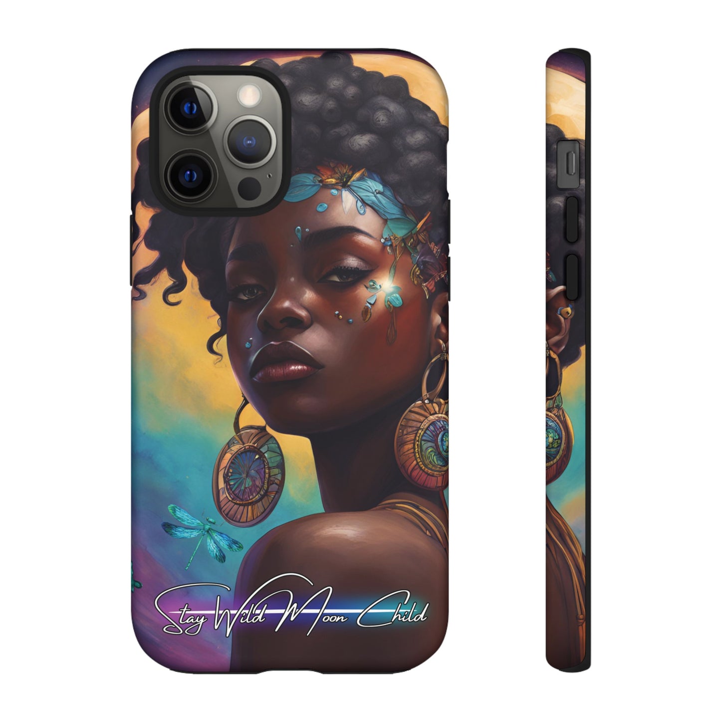 Stay Wild Moon Child - Noir Luminex Phone Case