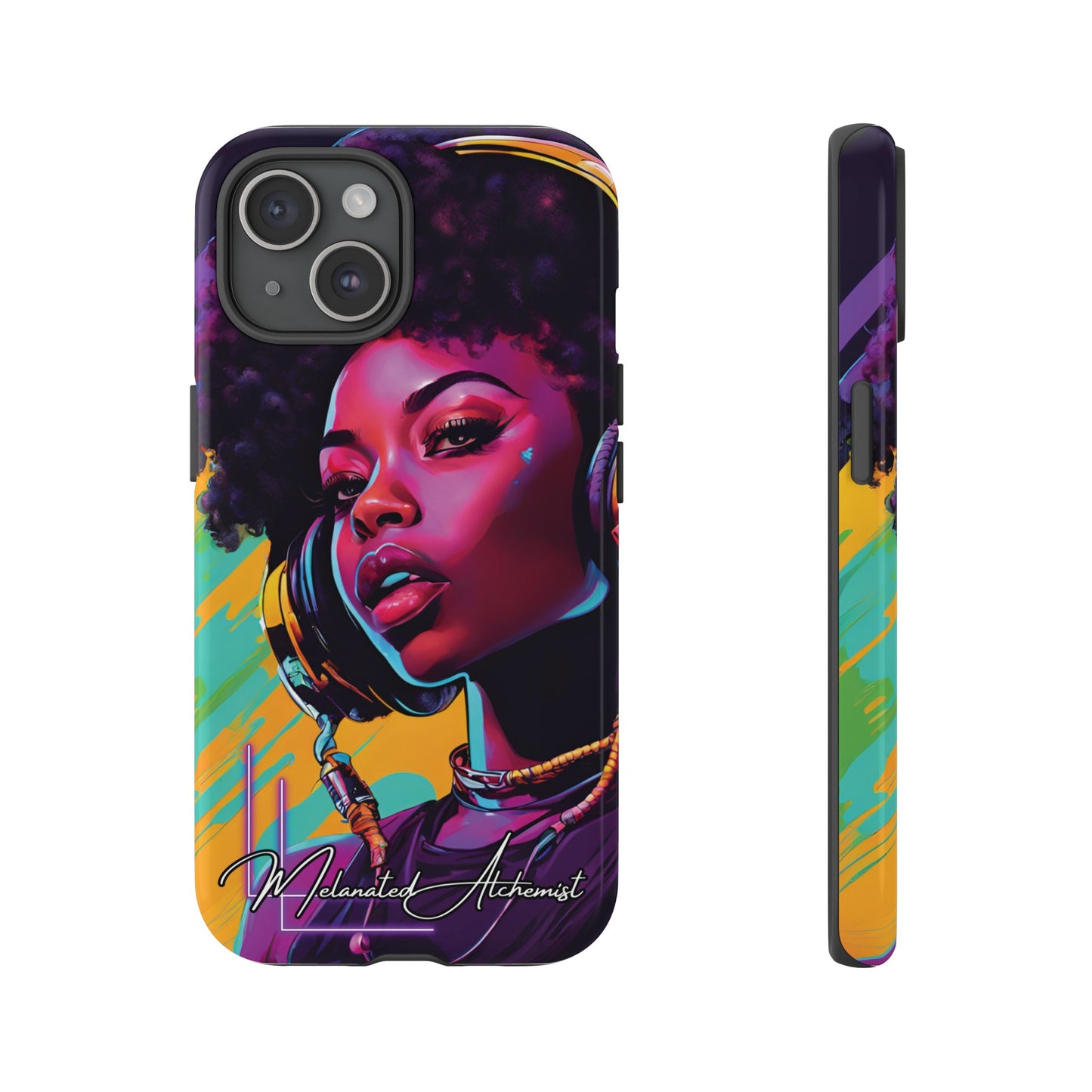 NoirAlchemy Glow - Transmute Woman Luminex Phone Case