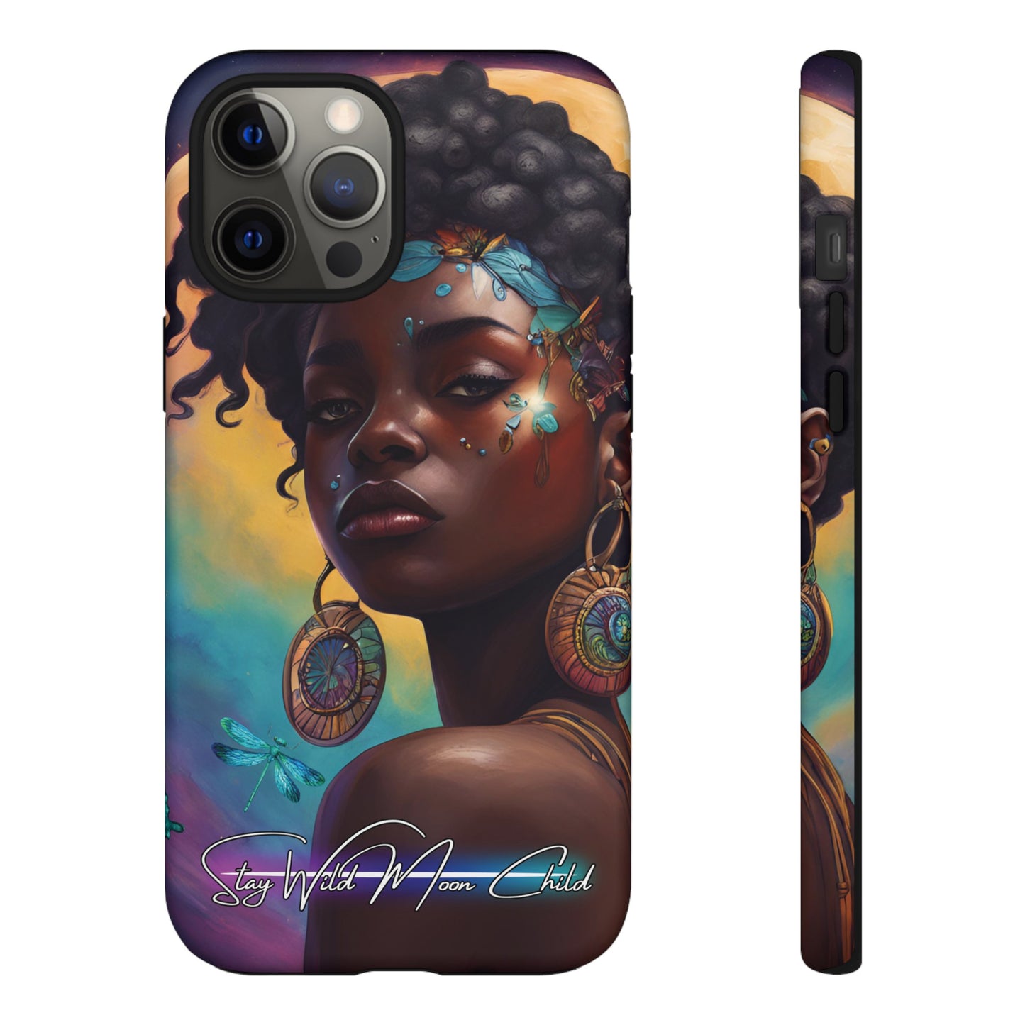 Stay Wild Moon Child - Noir Luminex Phone Case