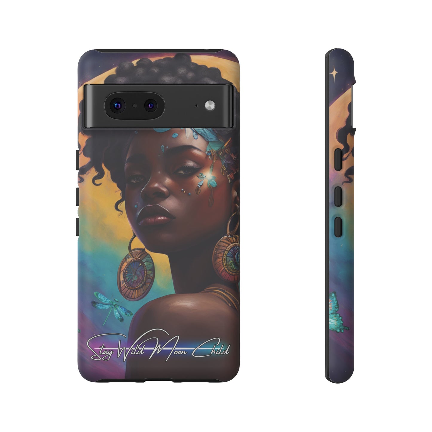 Stay Wild Moon Child - Noir Luminex Phone Case