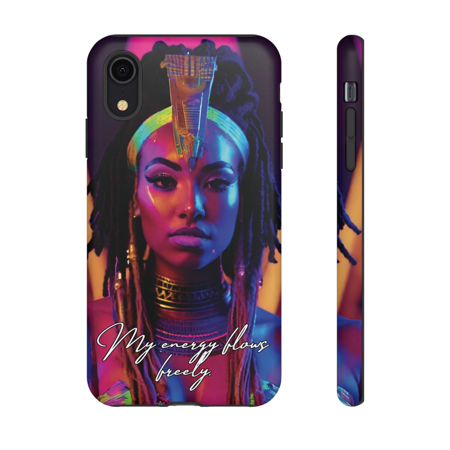 'Neon Goddess' Everflow Luminex Phone Case
