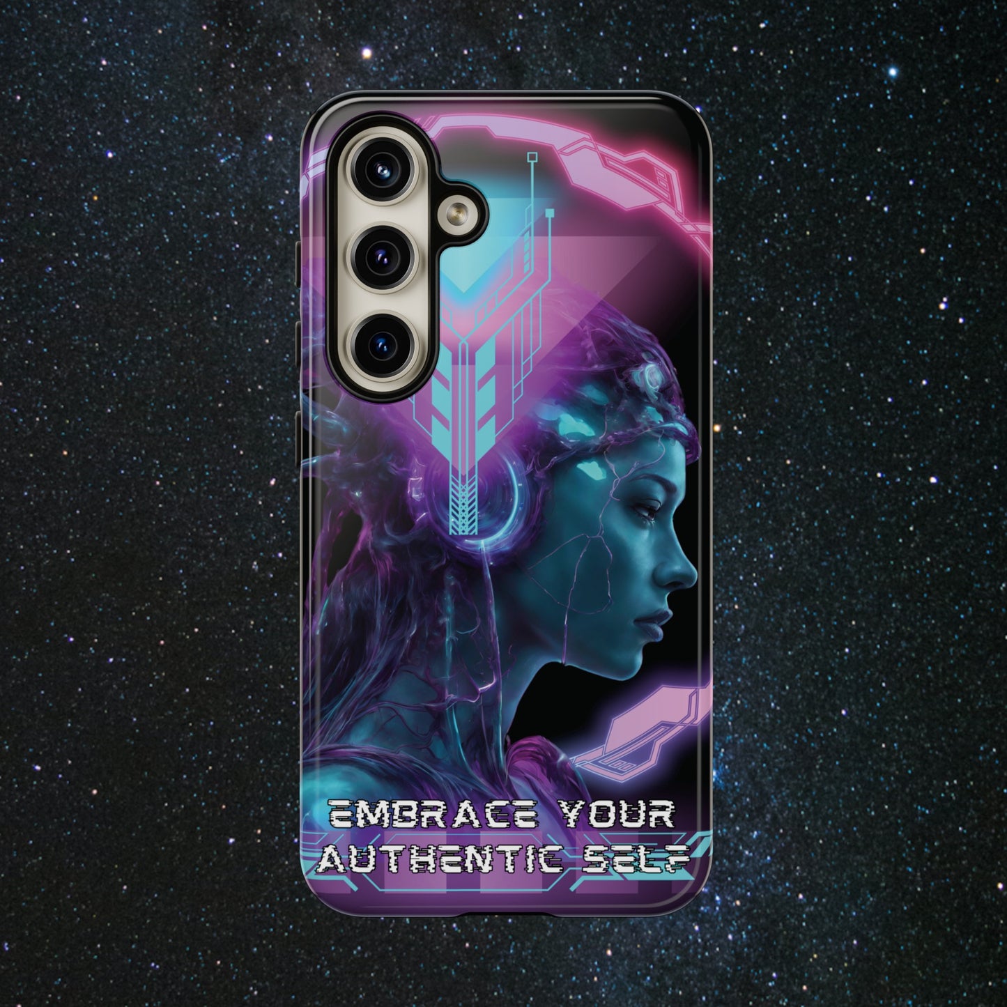 'Neon Goddess' Authentic Self Luminex Phone Case