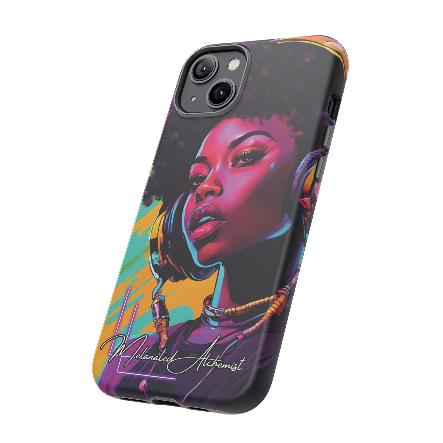 NoirAlchemy Glow - Transmute Woman Luminex Phone Case