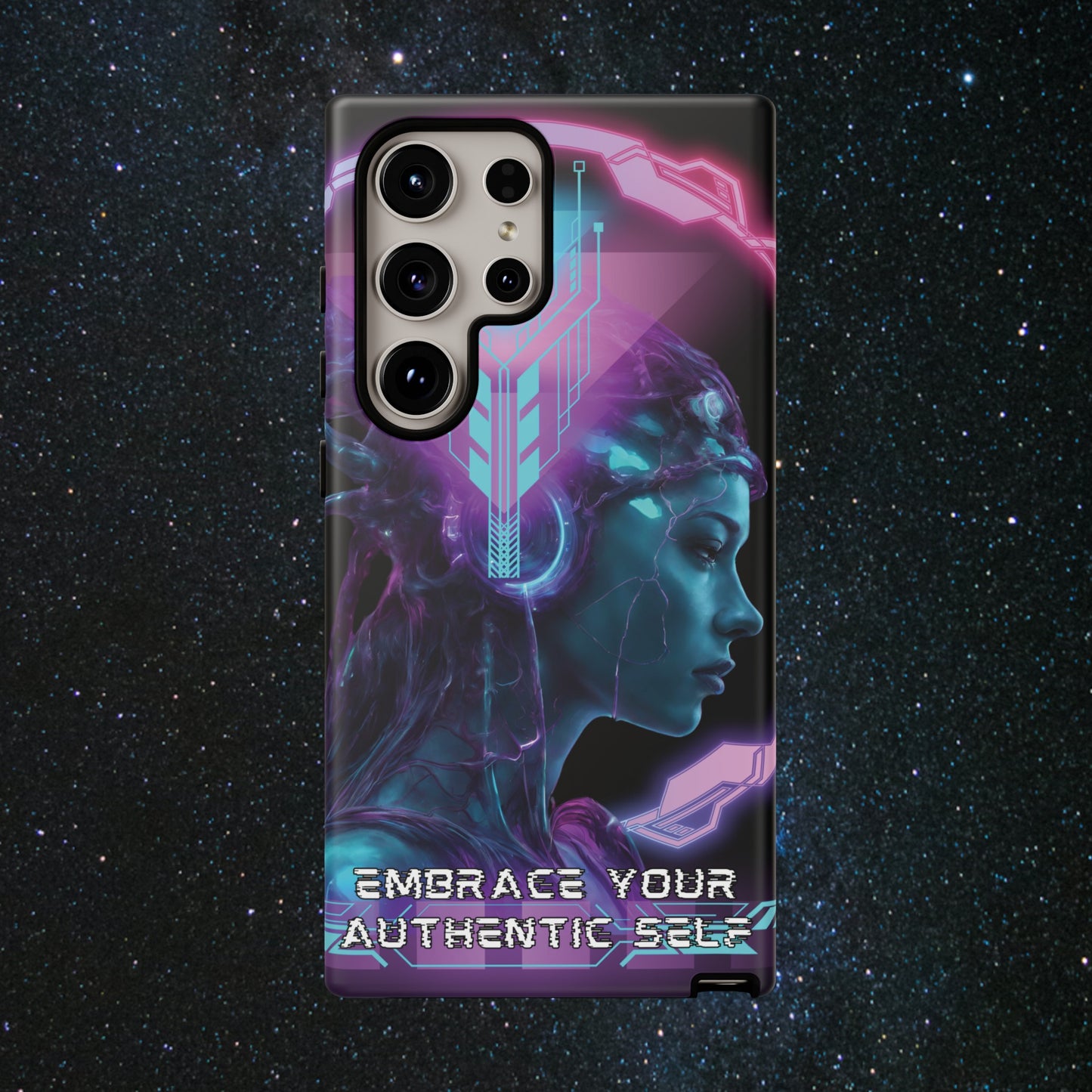 'Neon Goddess' Authentic Self Luminex Phone Case