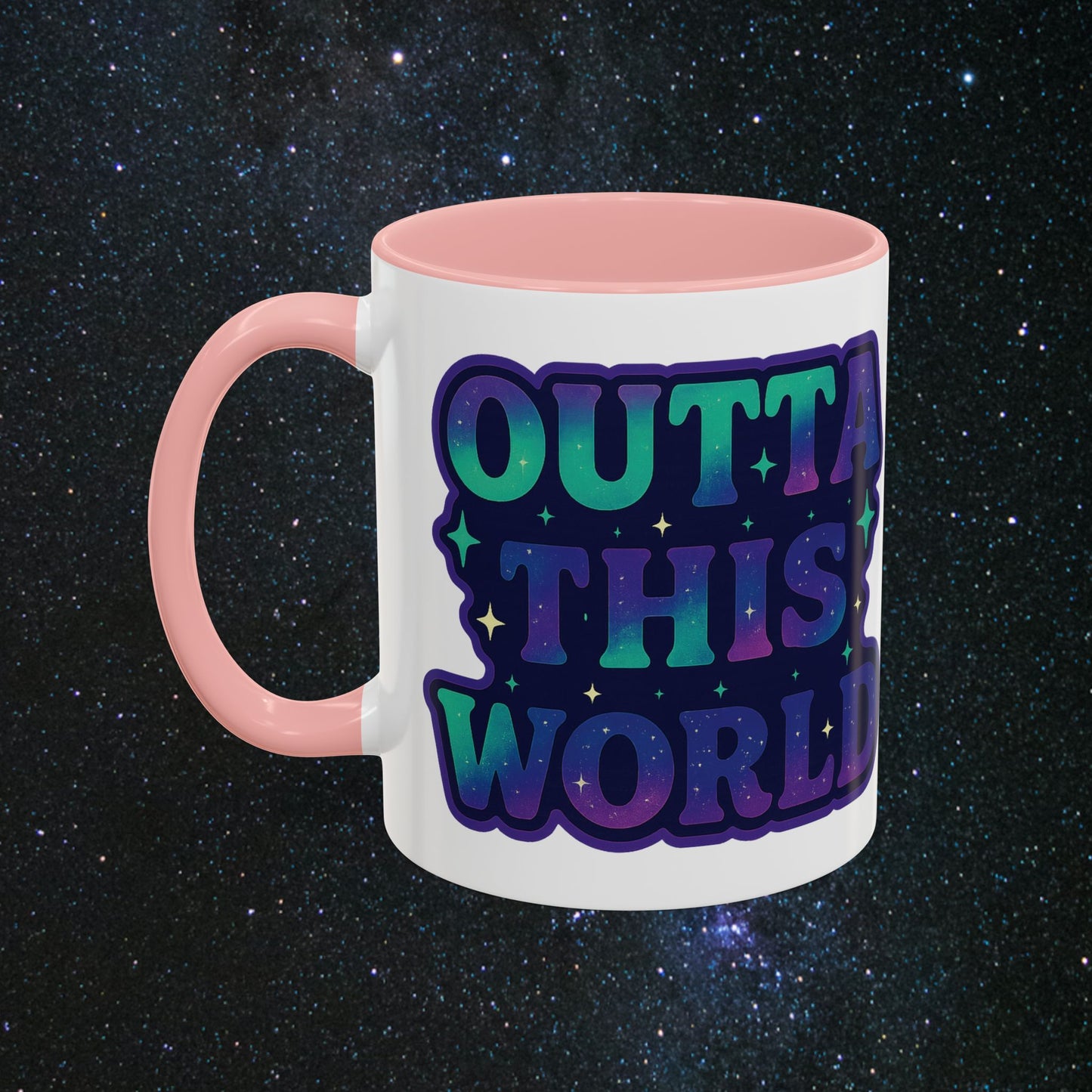 Hypnotic Moon Accent Coffee Mug
