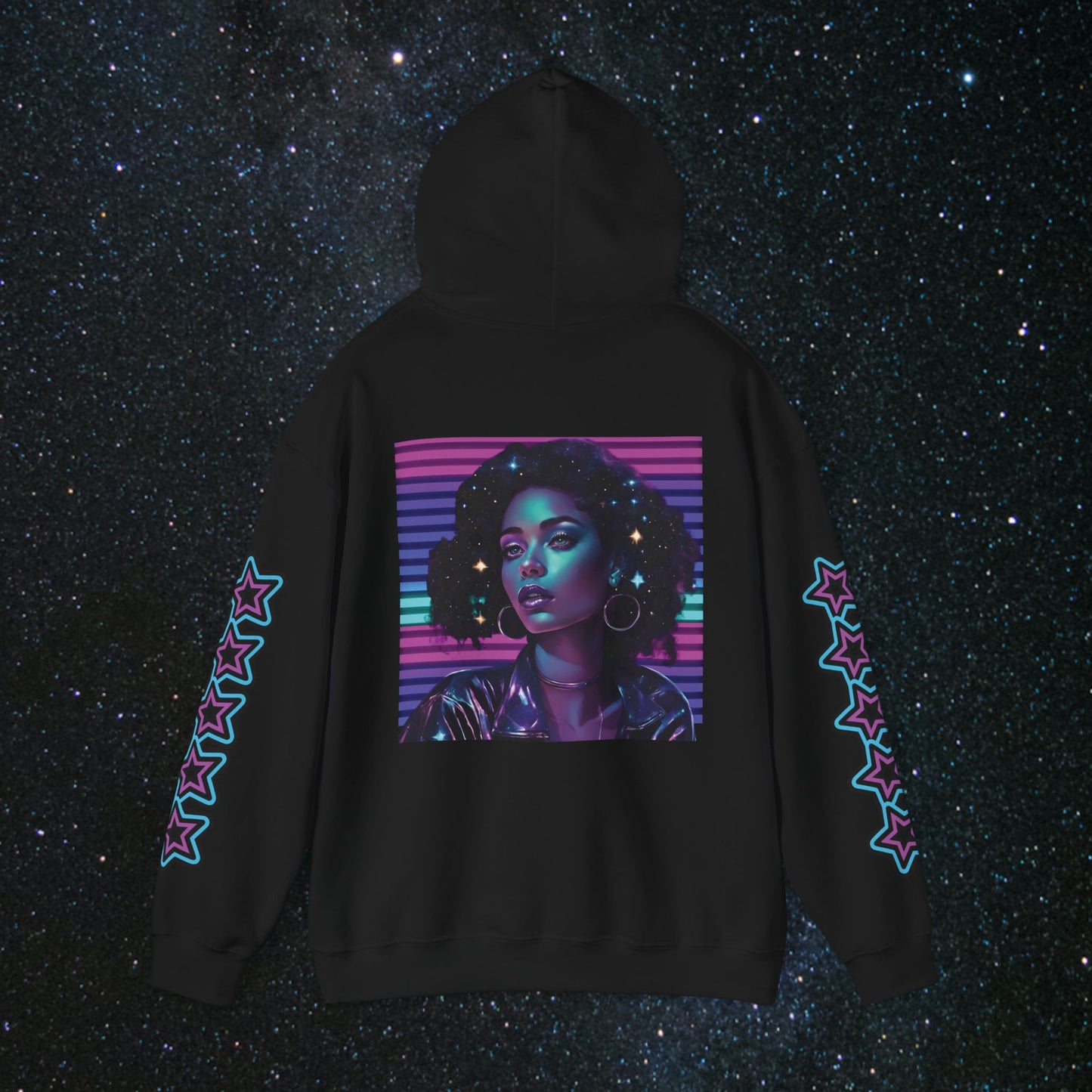 Retro Radiance - Women's Pullover Hoodie