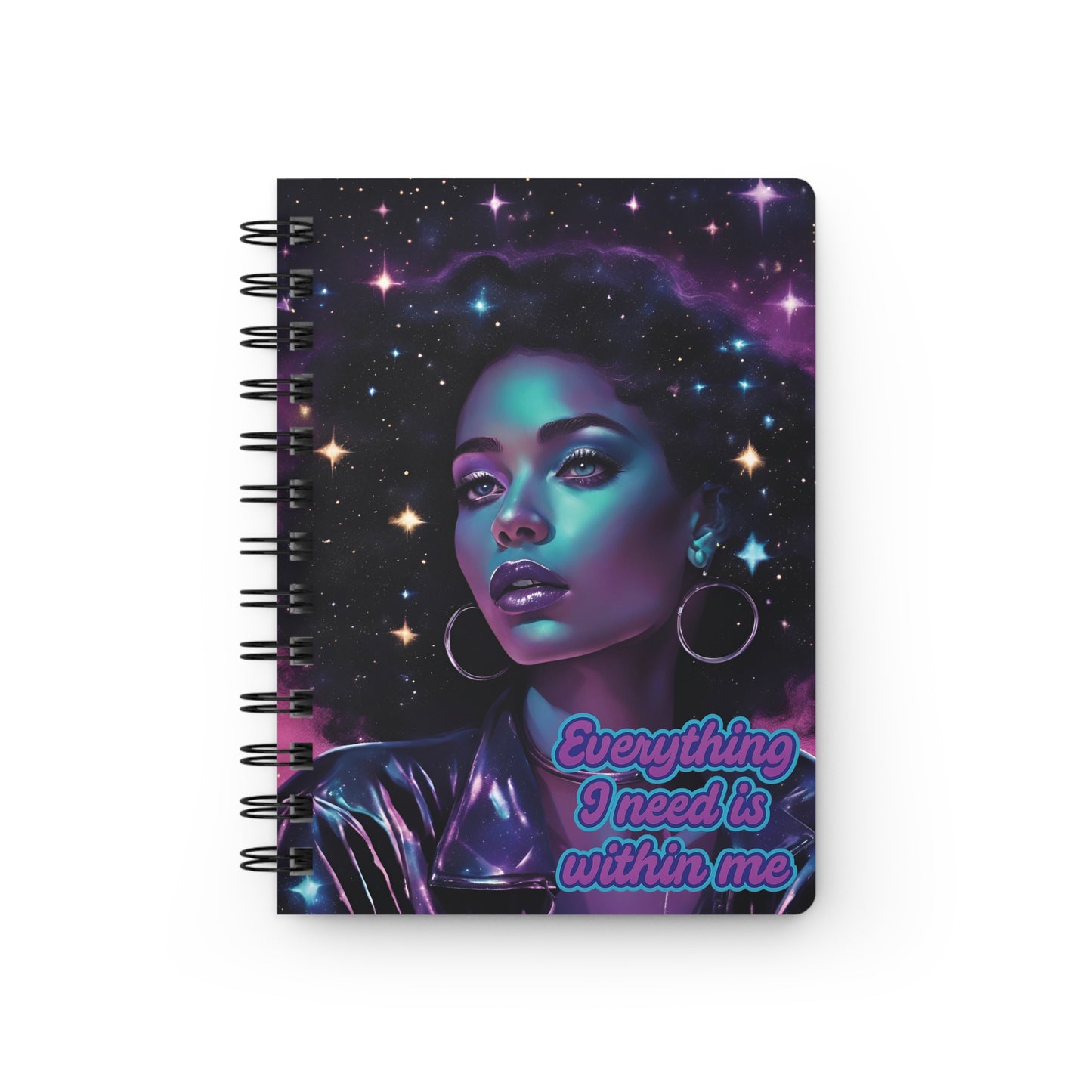 Retro Radiance Spiral Notebook