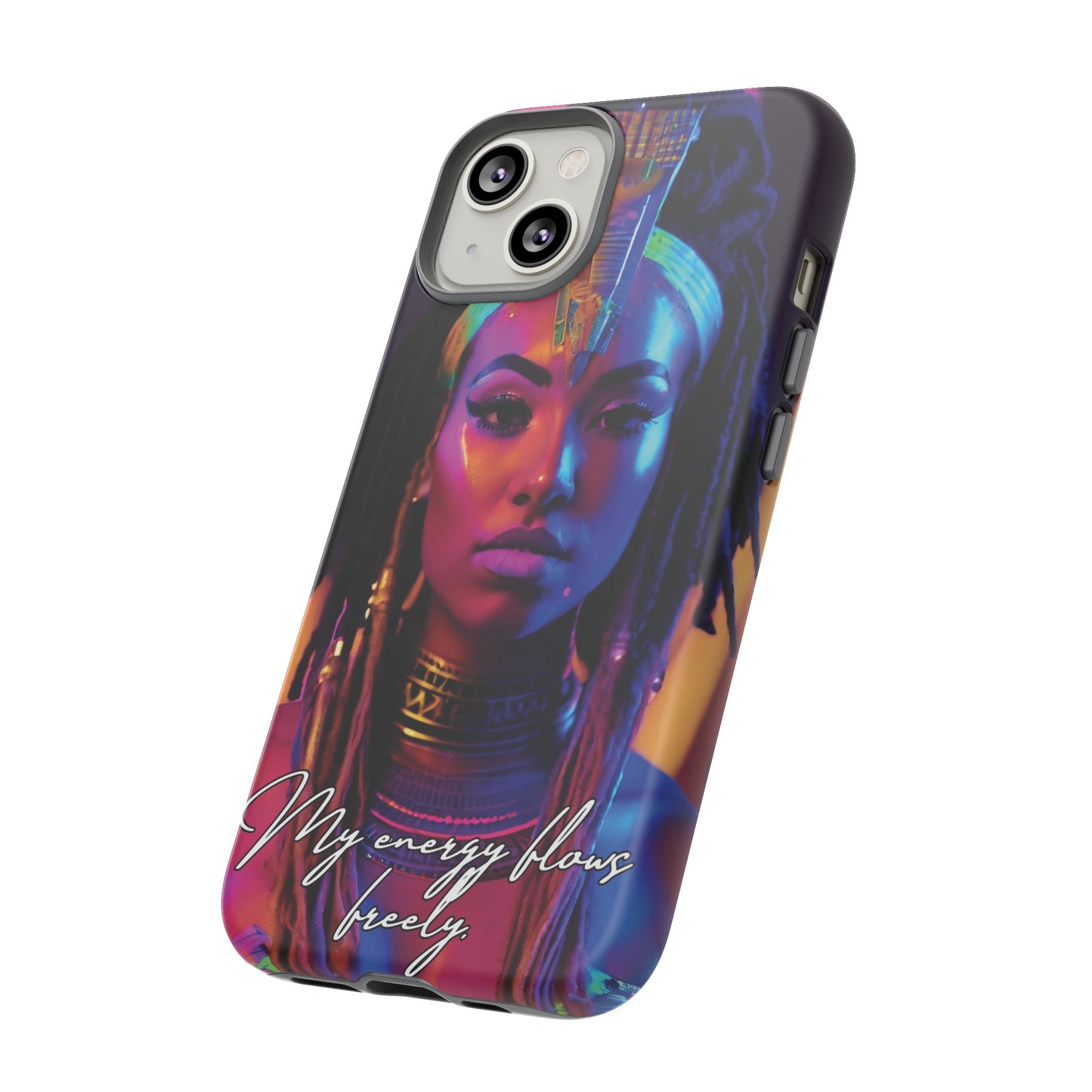 'Neon Goddess' Everflow Luminex Phone Case