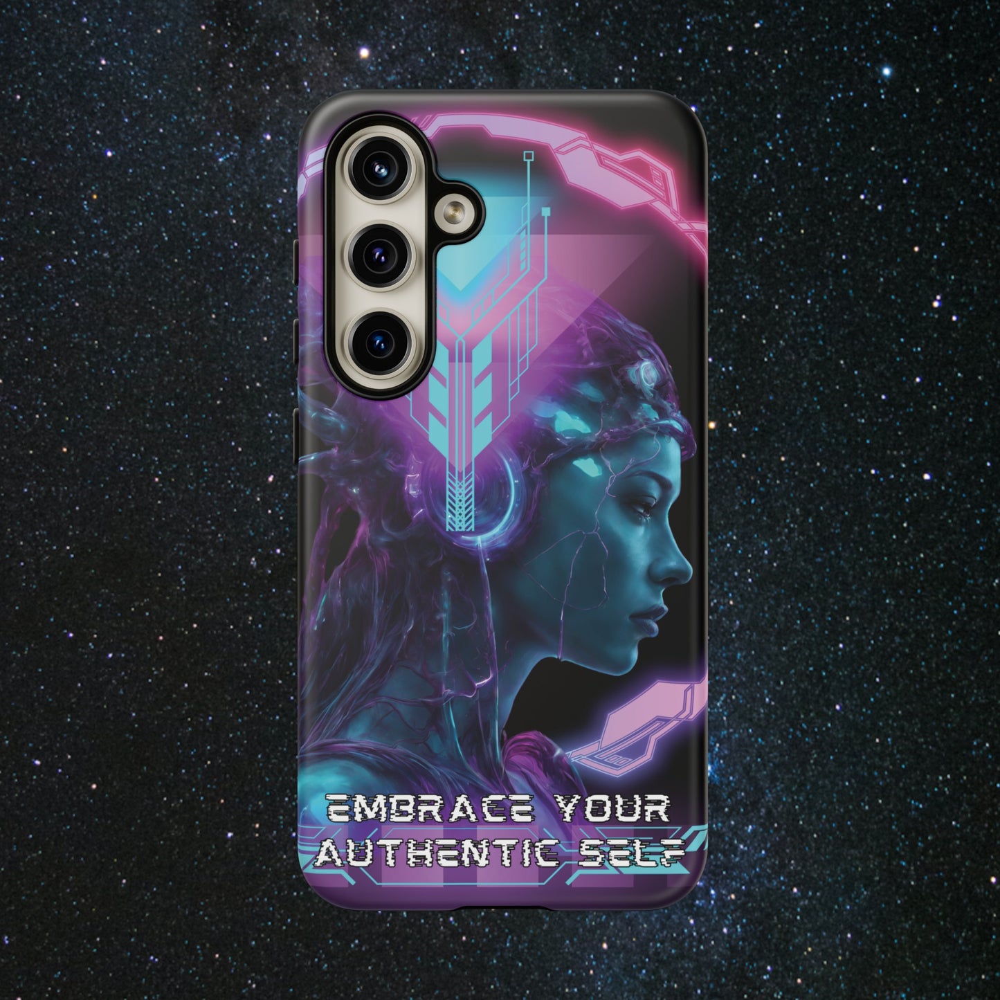 'Neon Goddess' Authentic Self Luminex Phone Case