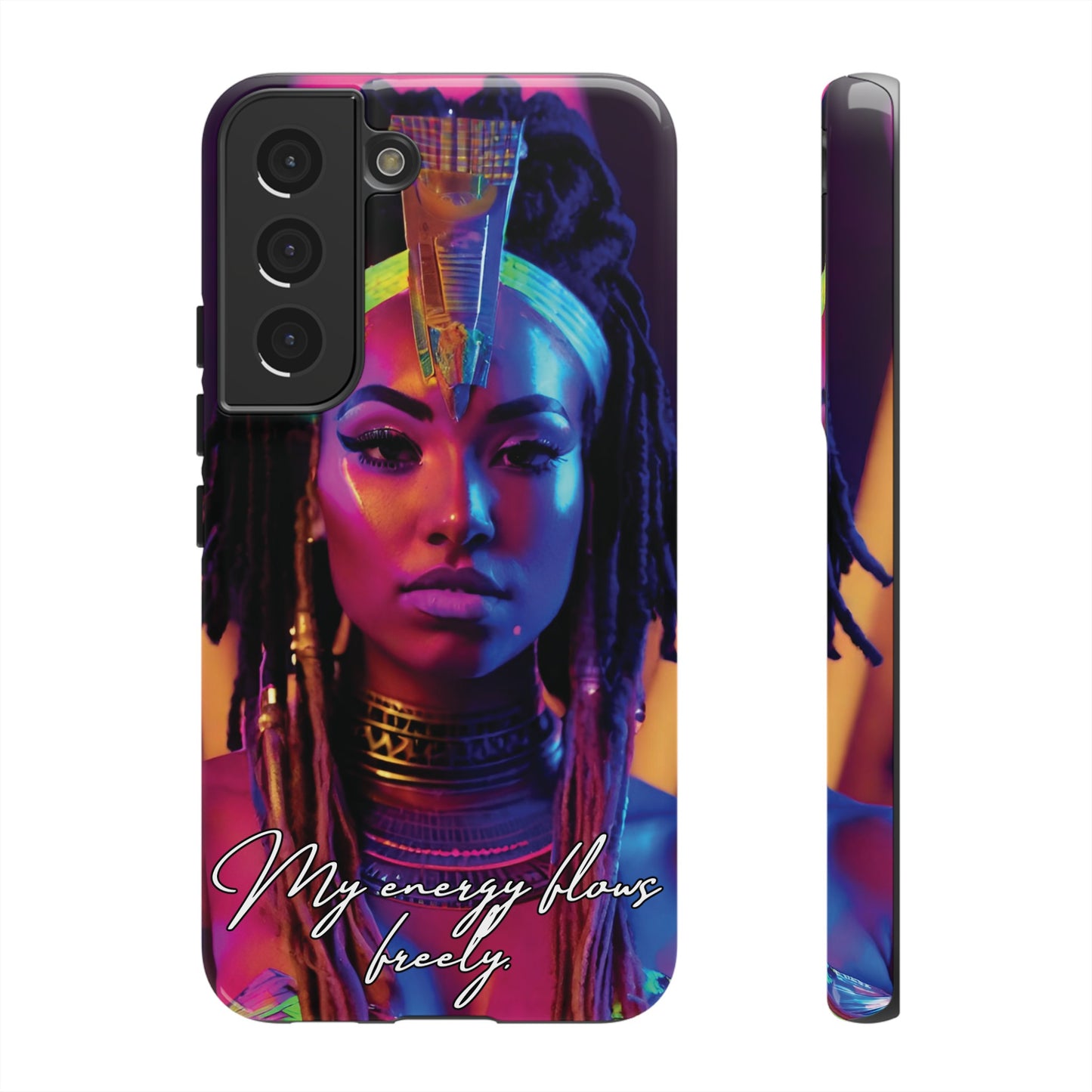 'Neon Goddess' Everflow Luminex Phone Case