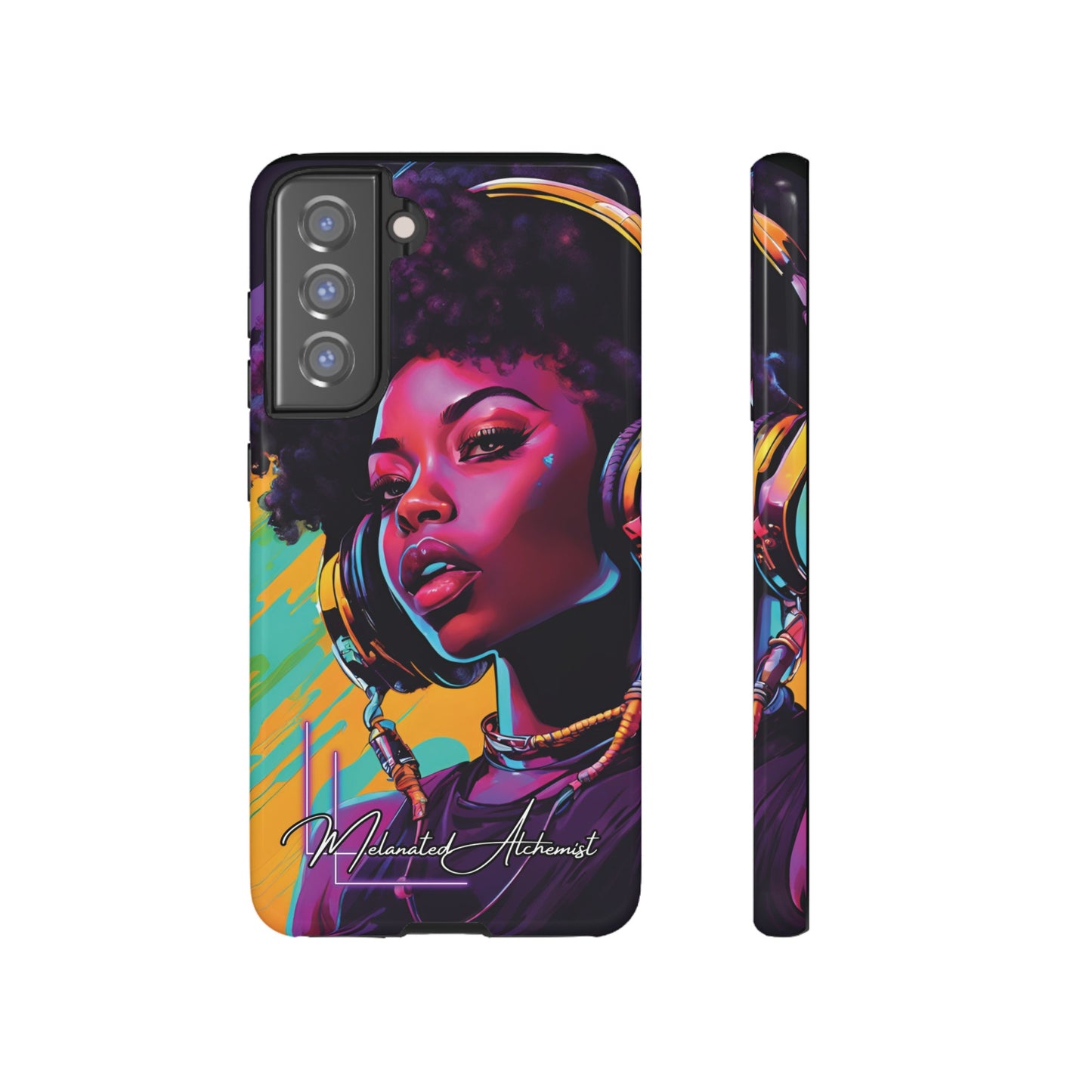 NoirAlchemy Glow - Transmute Woman Luminex Phone Case