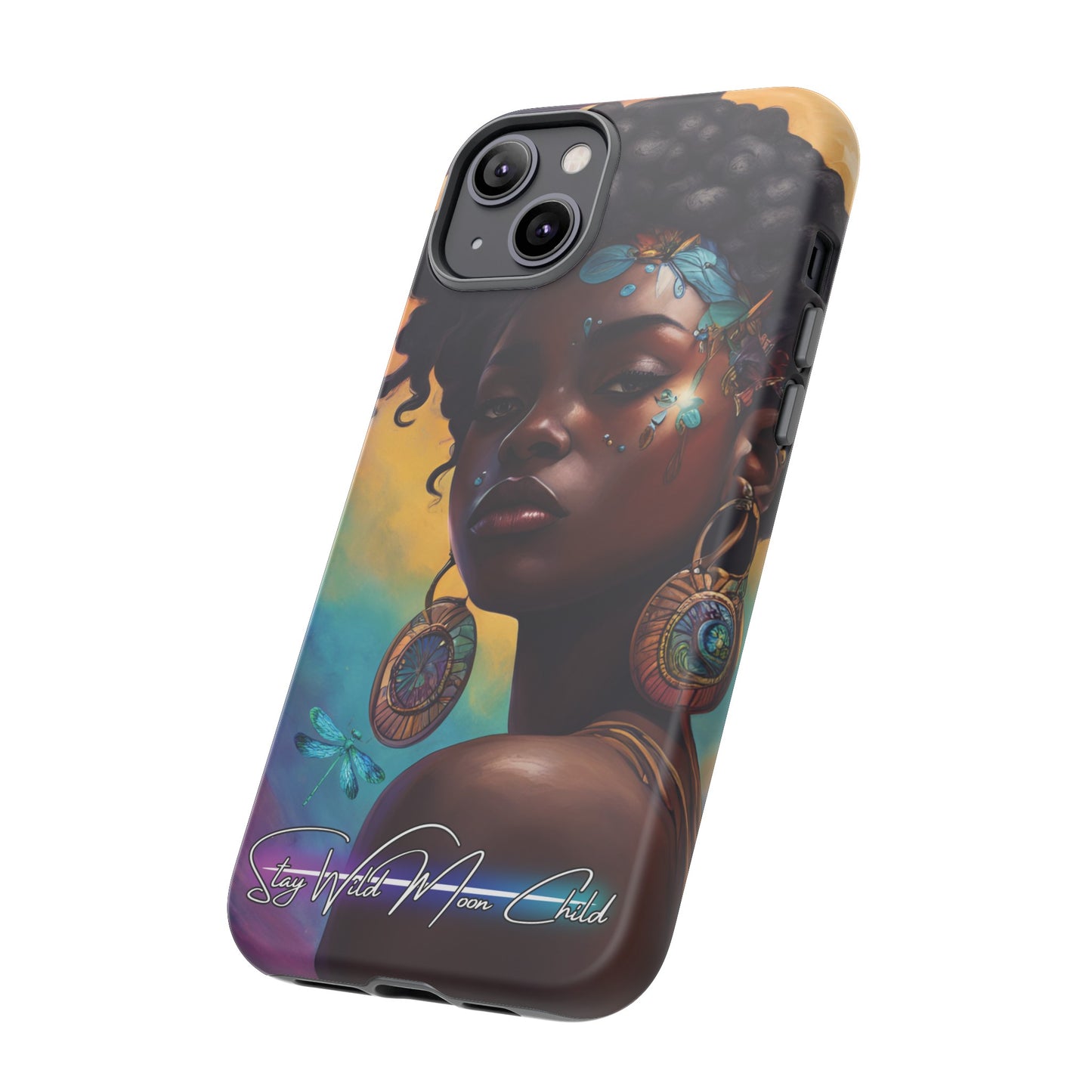 Stay Wild Moon Child - Noir Luminex Phone Case