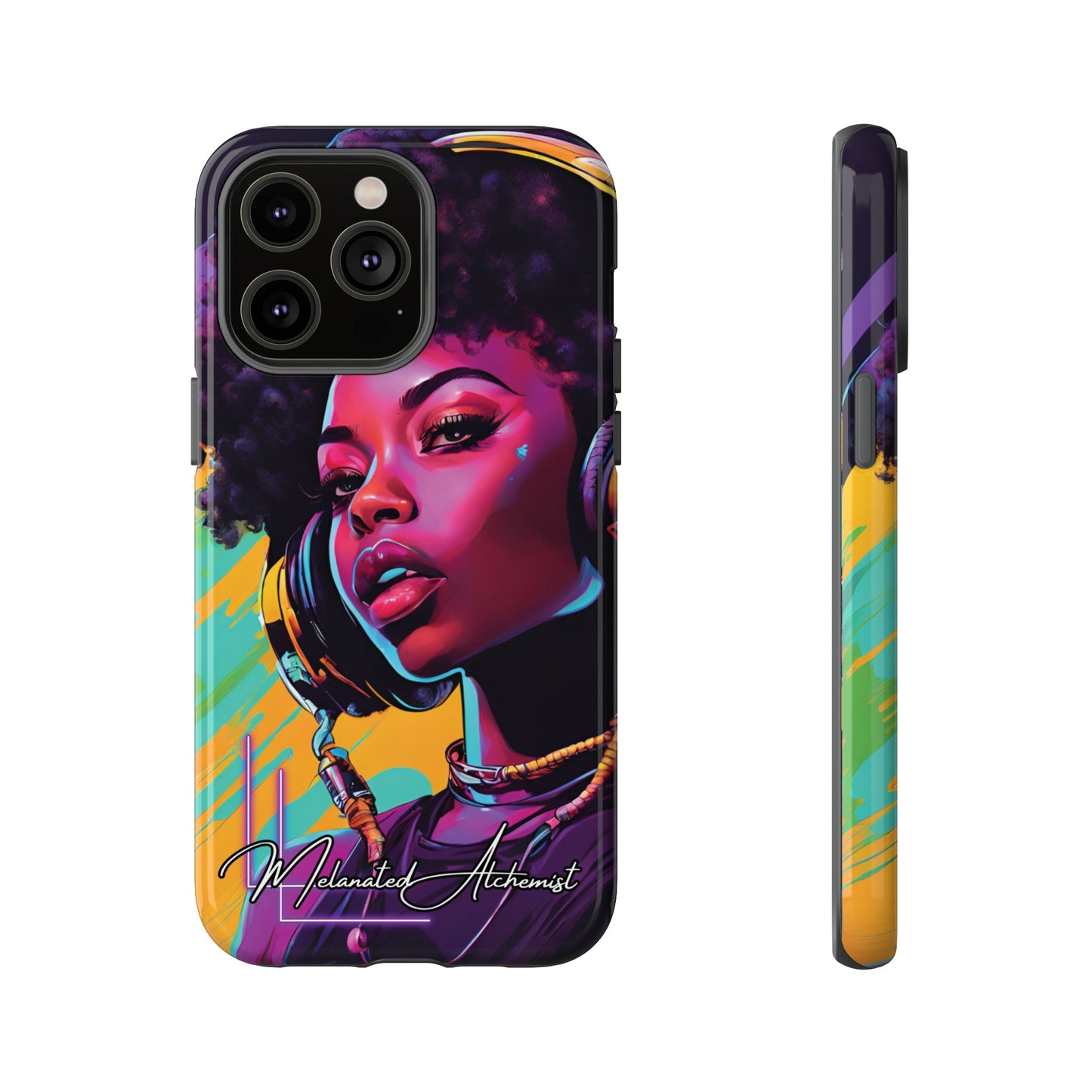 NoirAlchemy Glow - Transmute Woman Luminex Phone Case