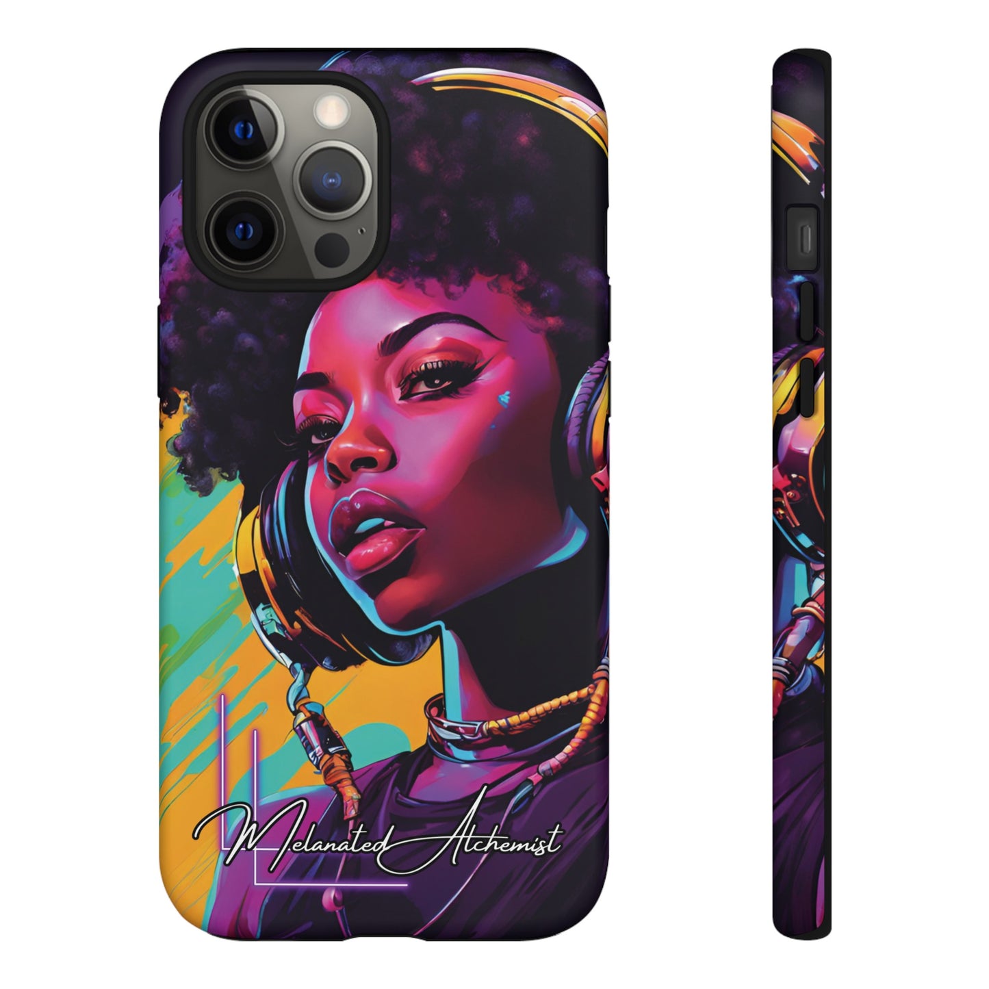 NoirAlchemy Glow - Transmute Woman Luminex Phone Case
