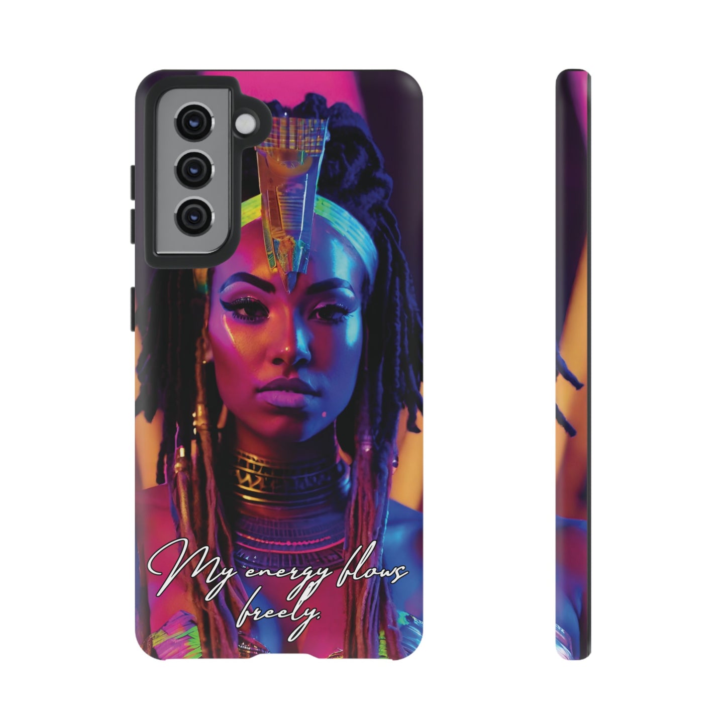 'Neon Goddess' Everflow Luminex Phone Case