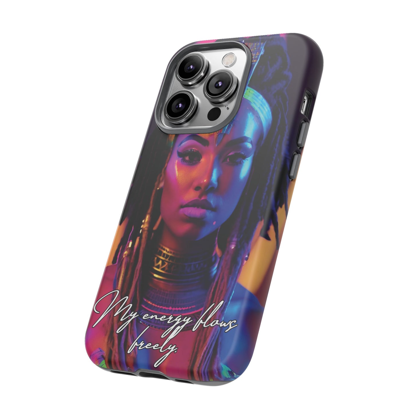 'Neon Goddess' Everflow Luminex Phone Case