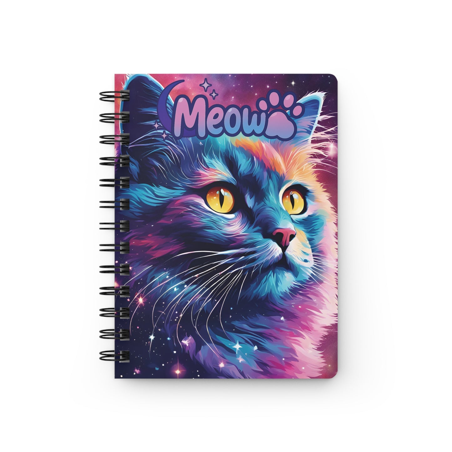 Cosmic Kitty Spiral Notebook